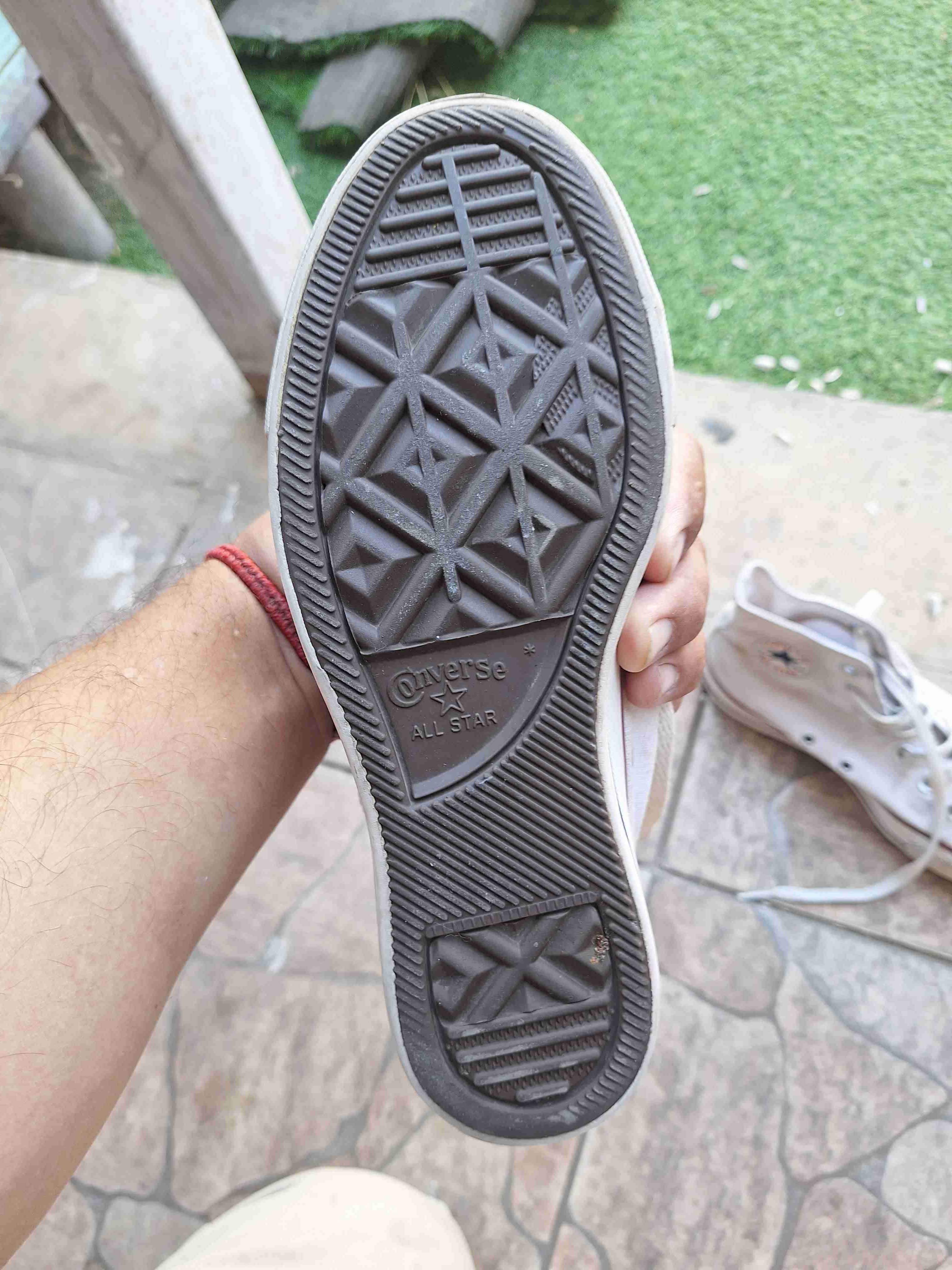 Zapatillas blancas de lona, converse all stars - miniatura 4