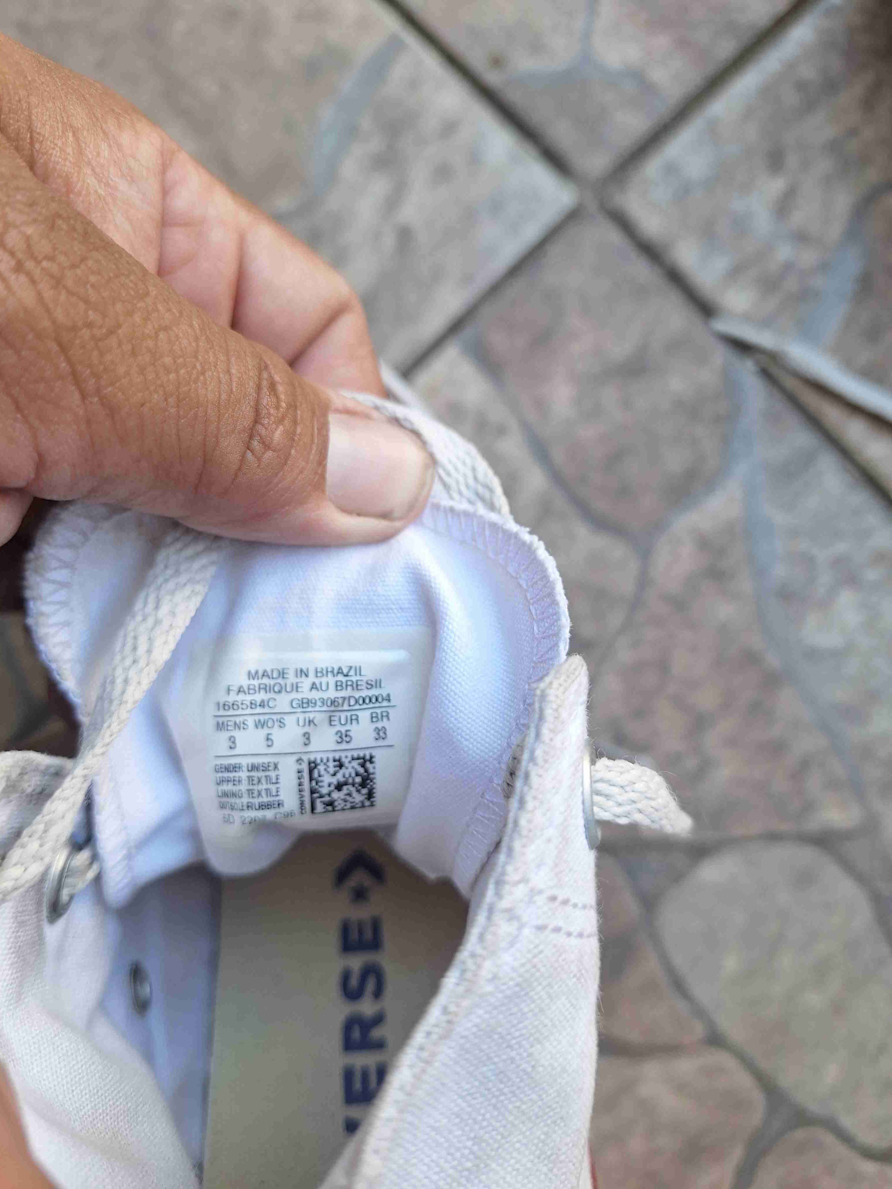 Zapatillas blancas de lona, converse all stars - miniatura 5