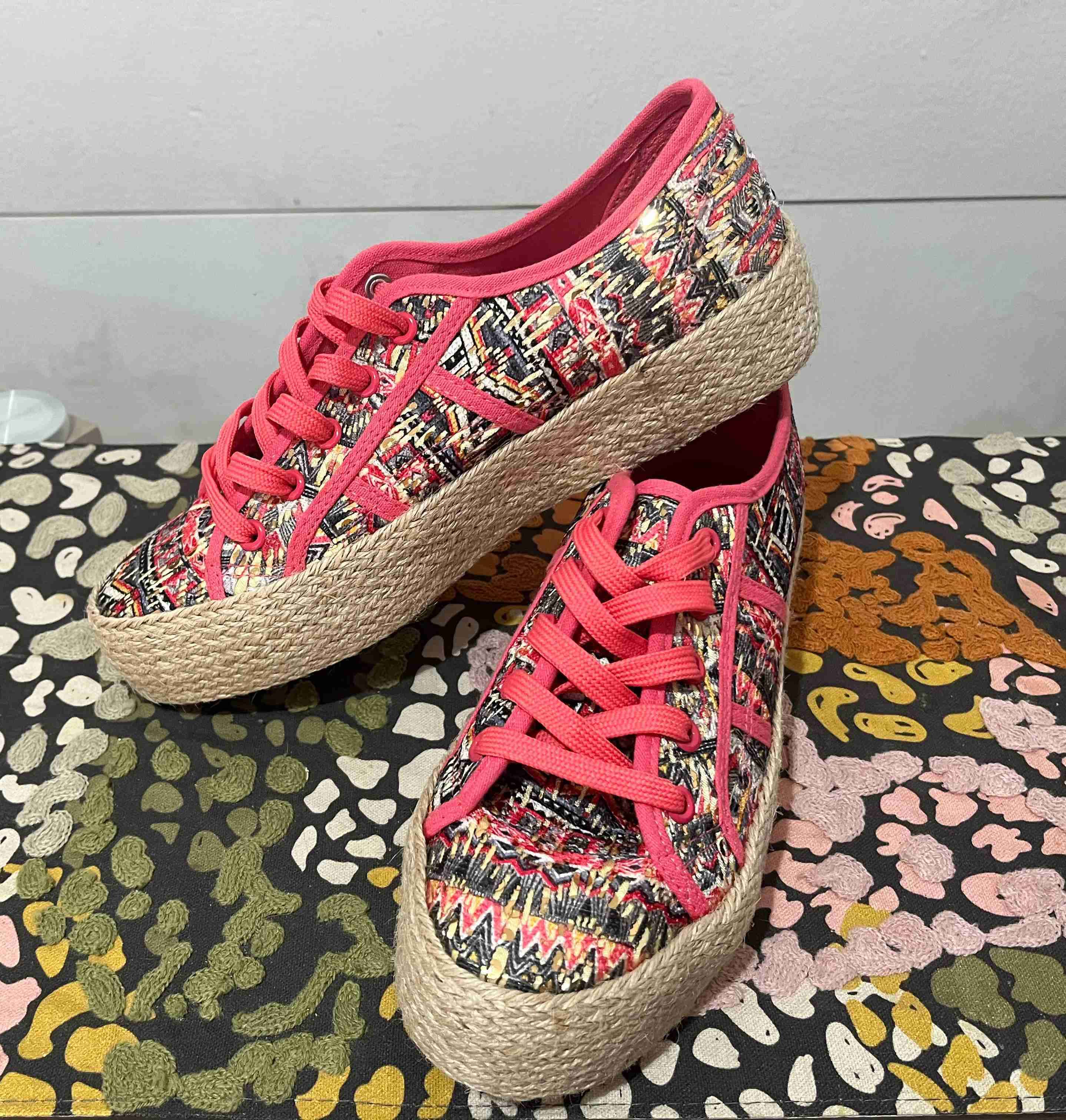 Zapatillas de lona coloridas
