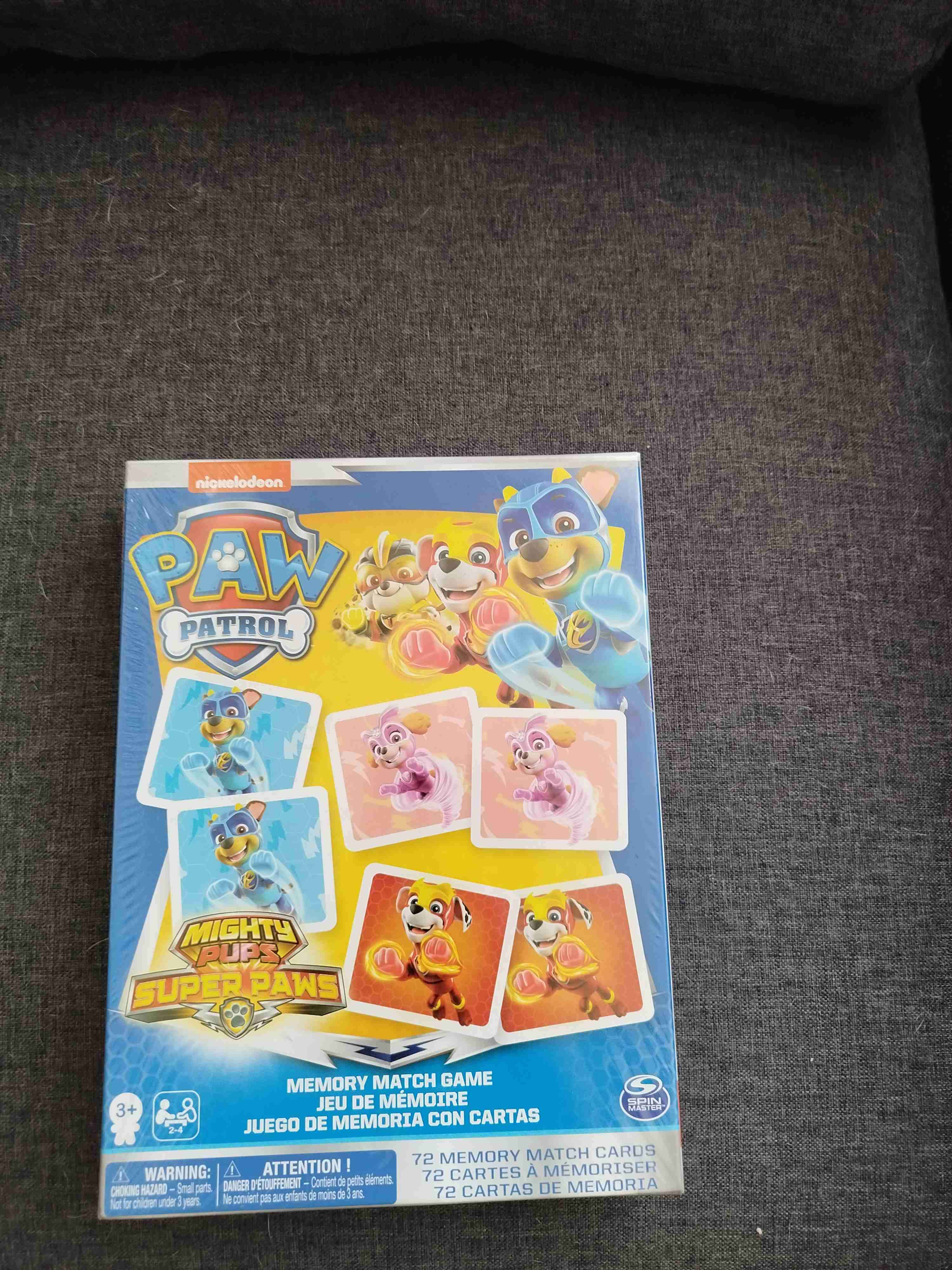 Juego de memoria Paw Patrol
