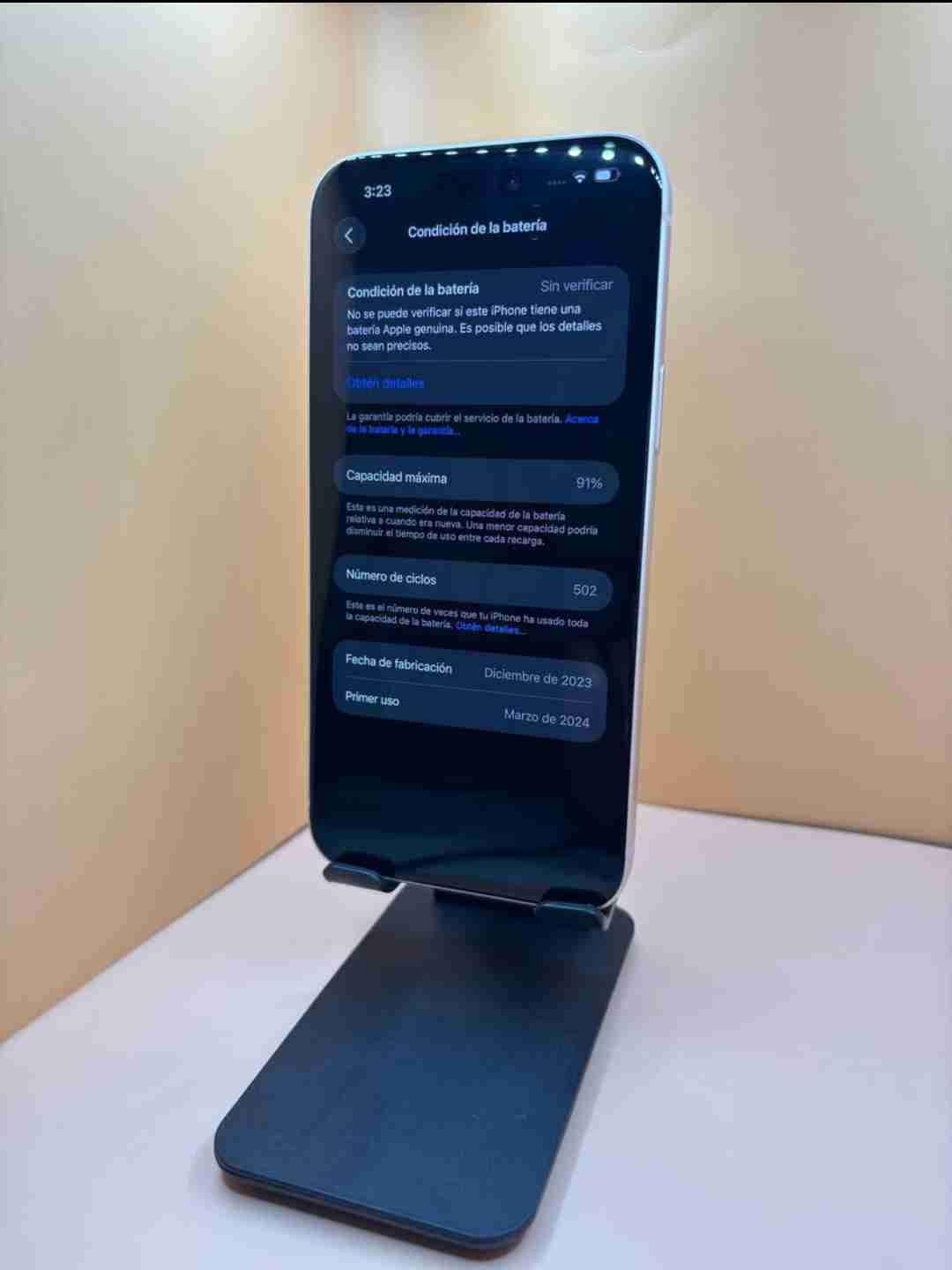 iPhone 15 plus rosado 128gb batería 91% - miniatura 4