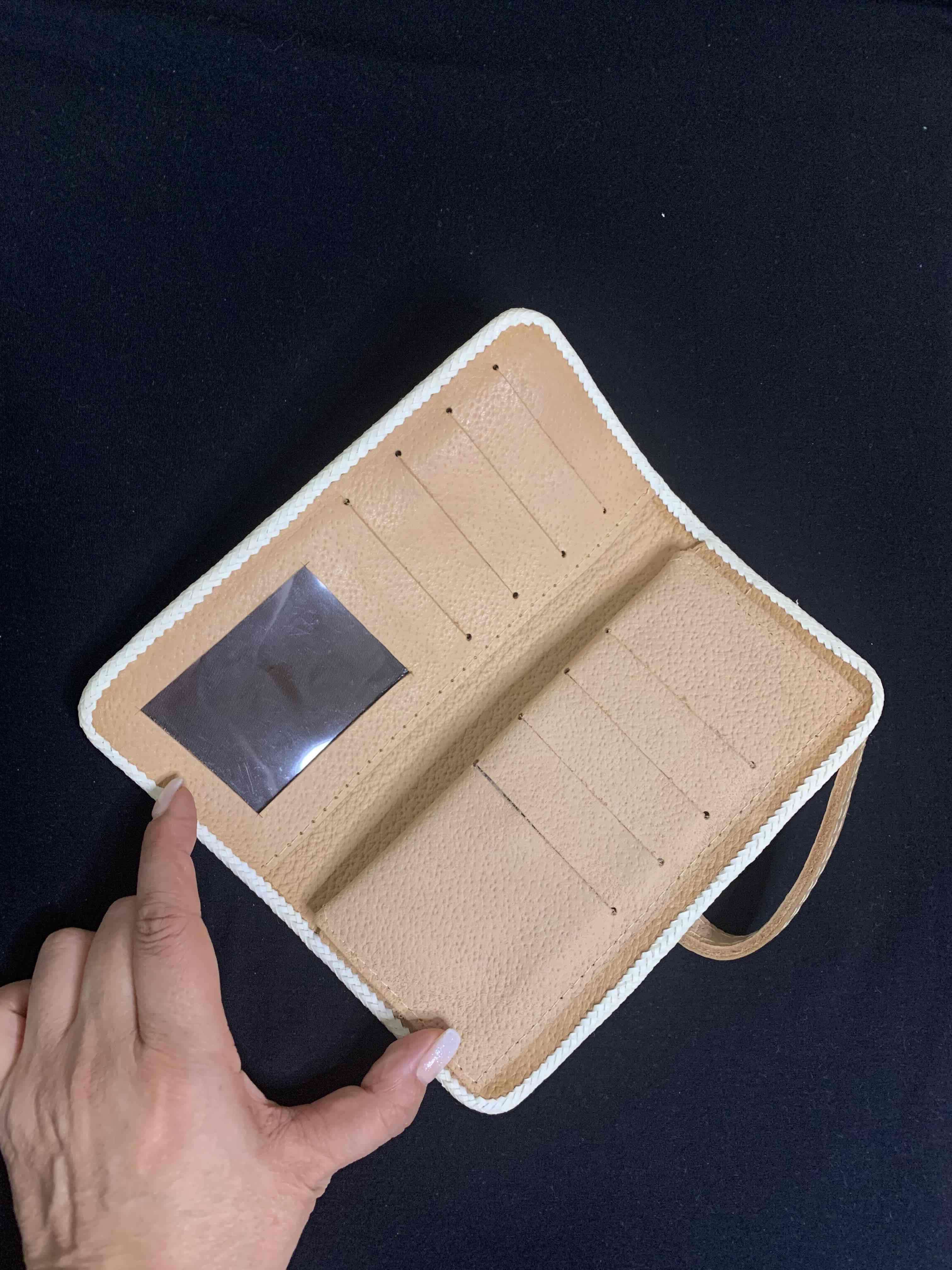 Billetera de cuero con estampado leopardo - miniatura 3