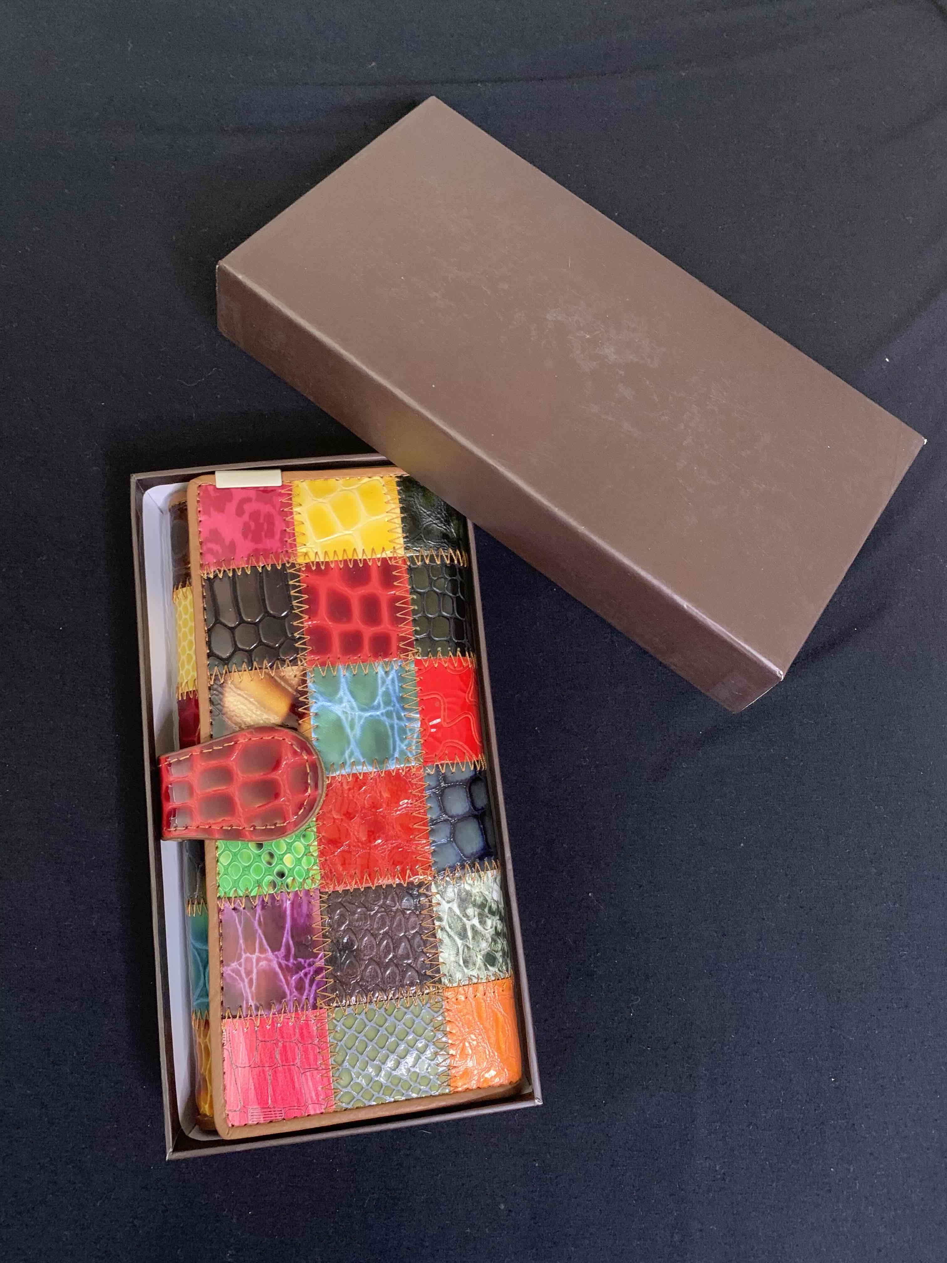 Billetera de cuero multicolor - miniatura 2