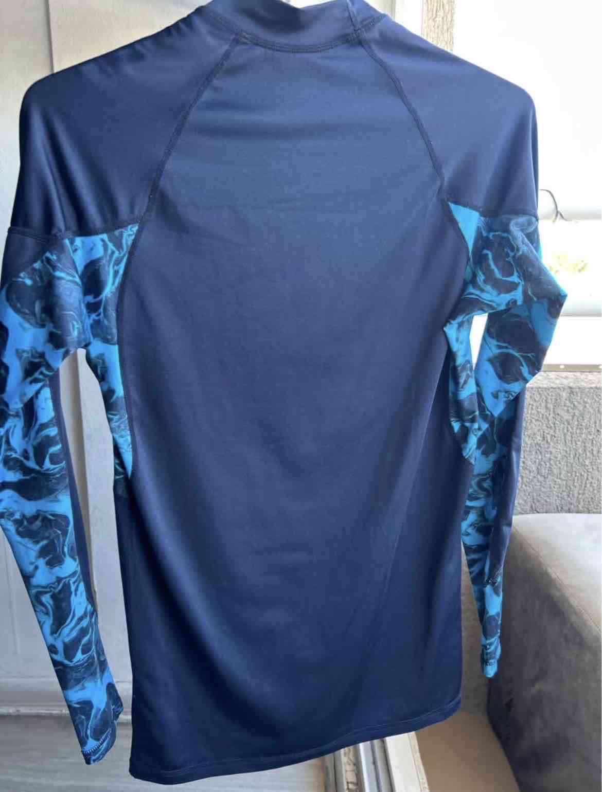 Polera Quiksilver manga larga azul - miniatura 3