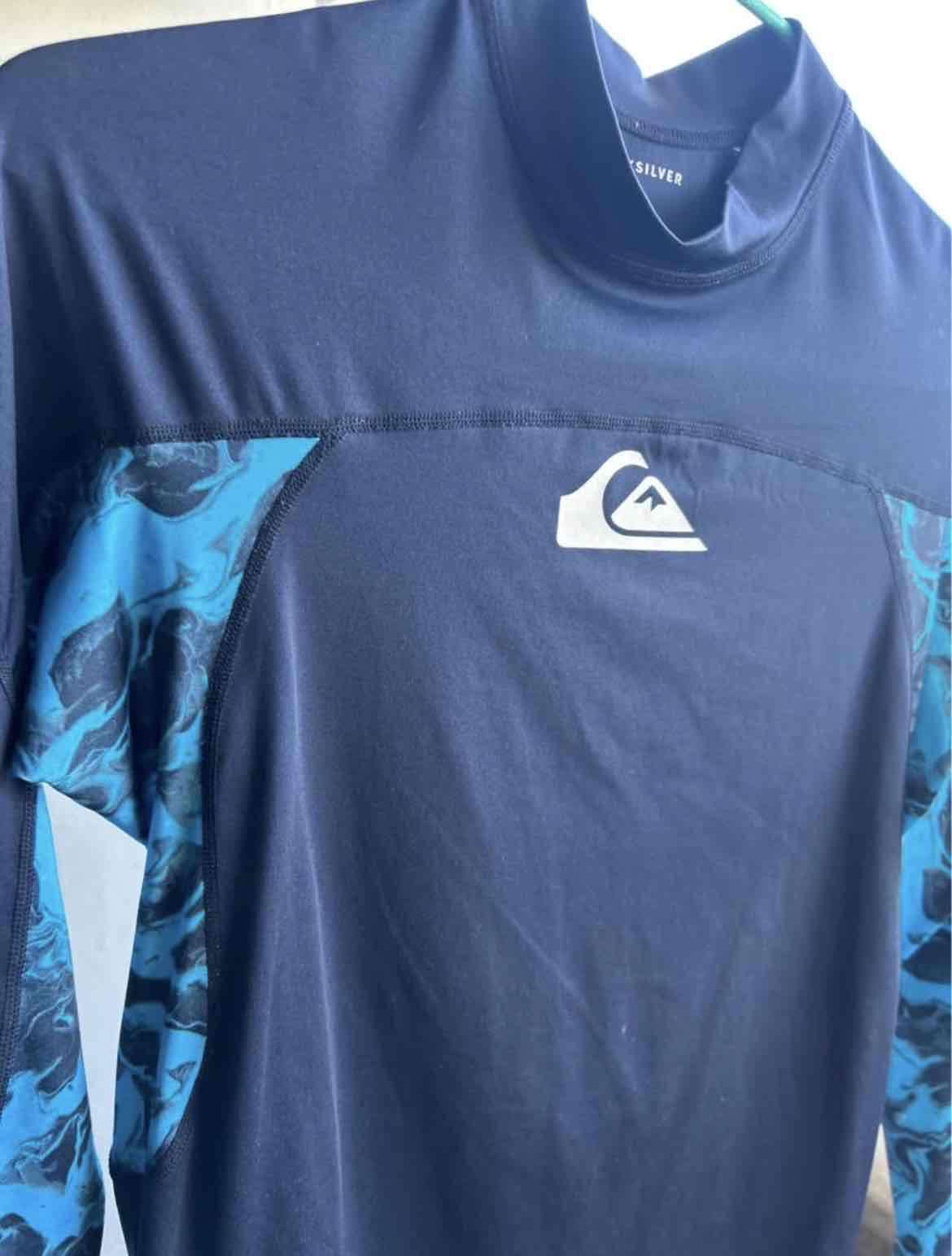 Polera Quiksilver manga larga azul - miniatura 5