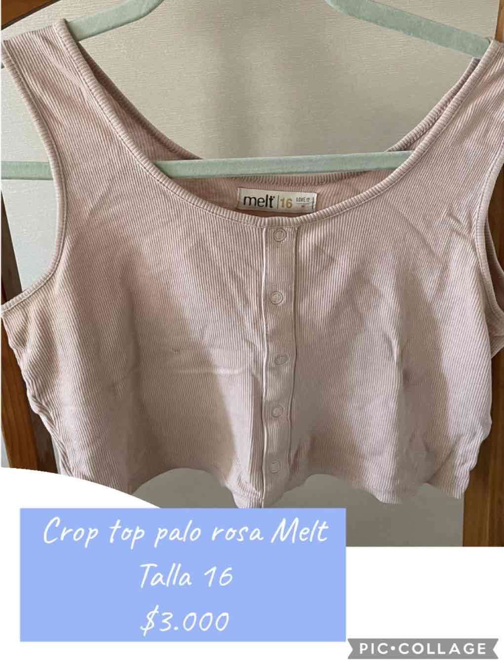 Crop top rosa Melt