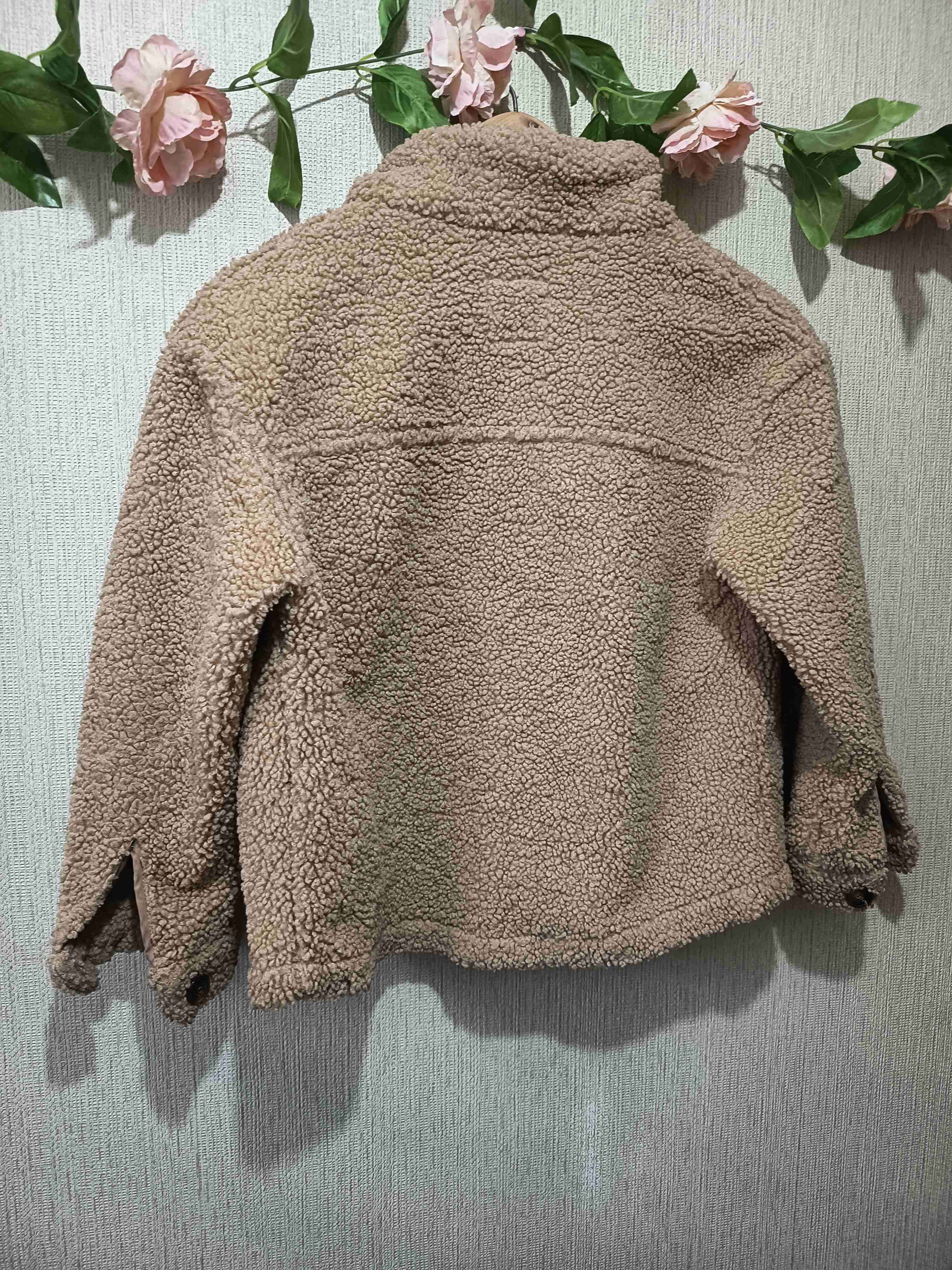 Chaqueta de niña  beige talla 12 - miniatura 2