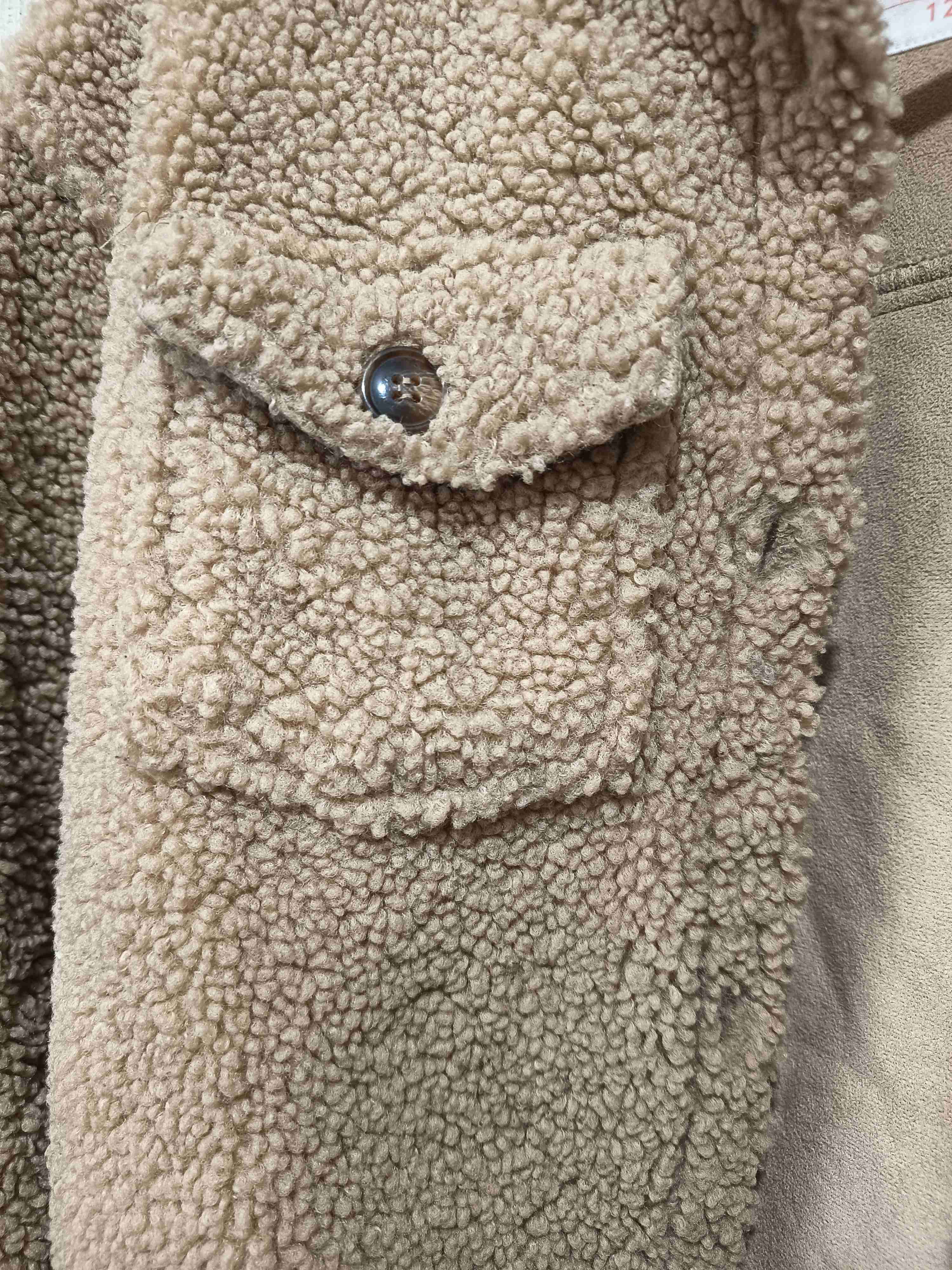 Chaqueta de niña  beige talla 12 - miniatura 5