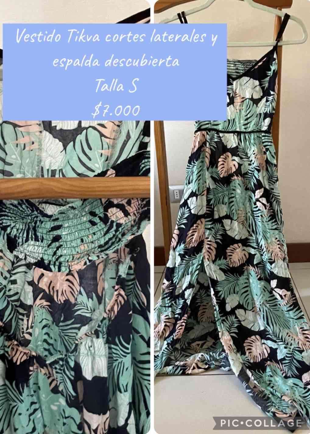 Vestido estampado tropical Tikva