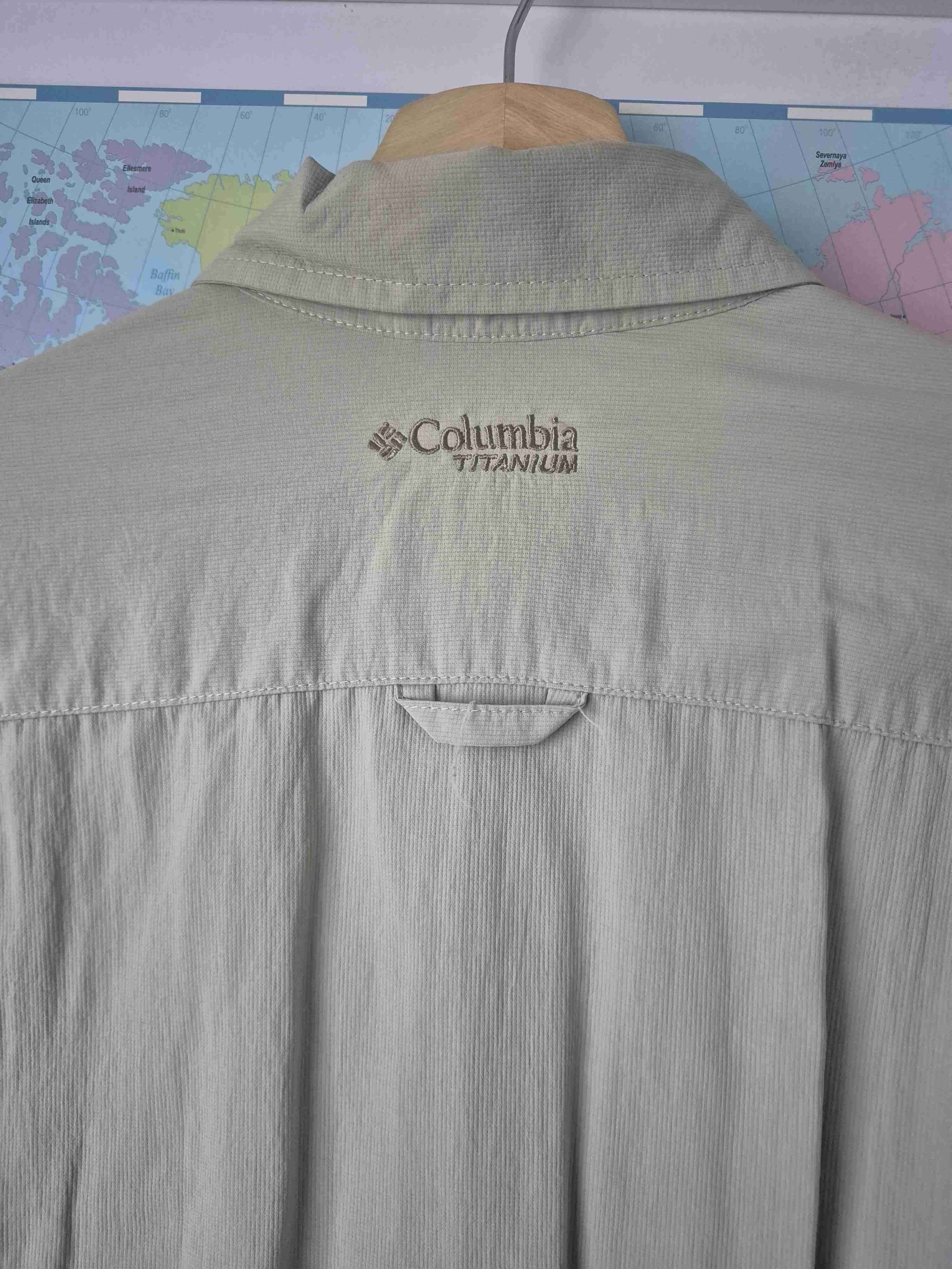 Camisa beige de manga larga - miniatura 4