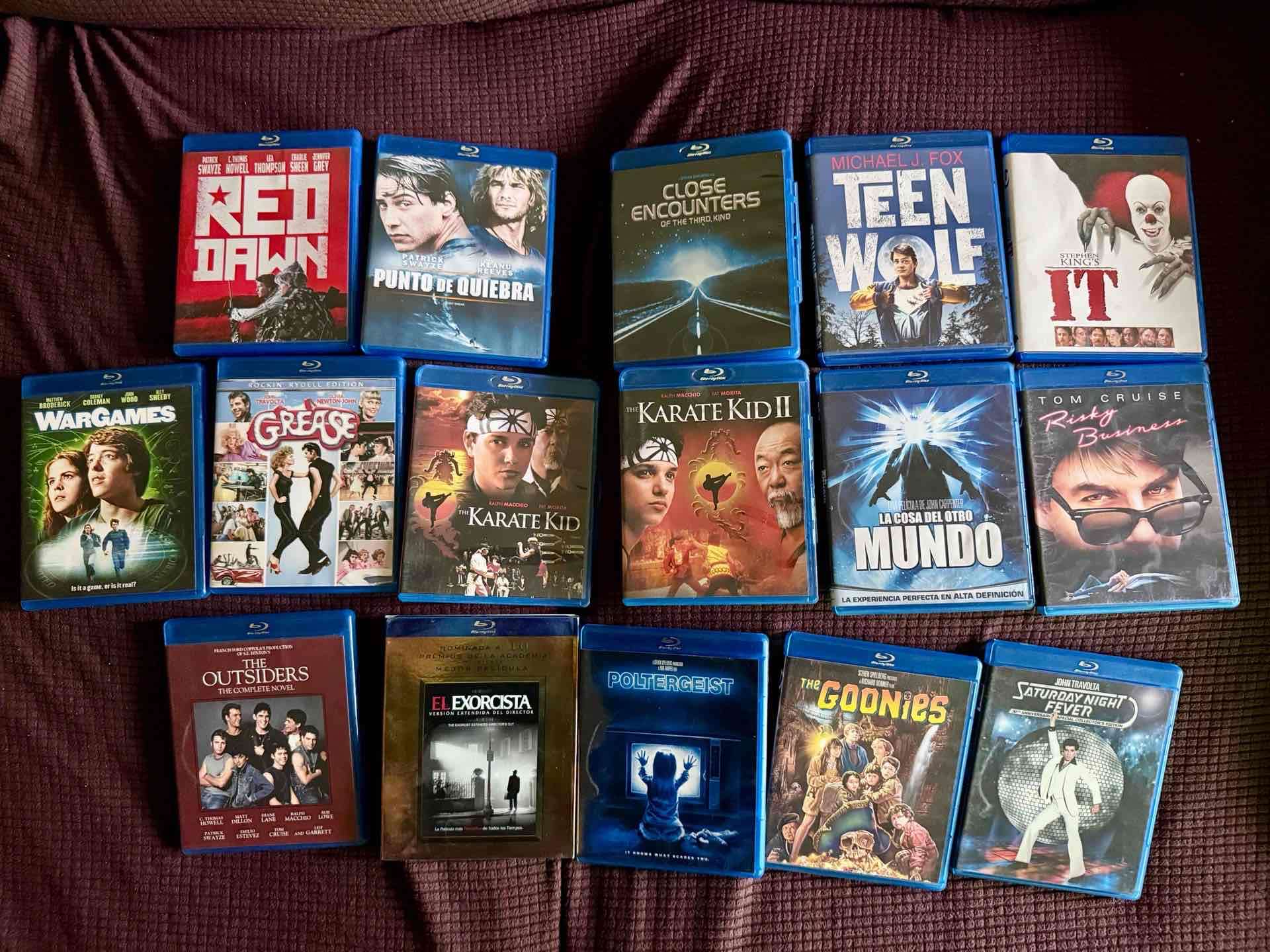 Colección de películas Blu-ray clásicas