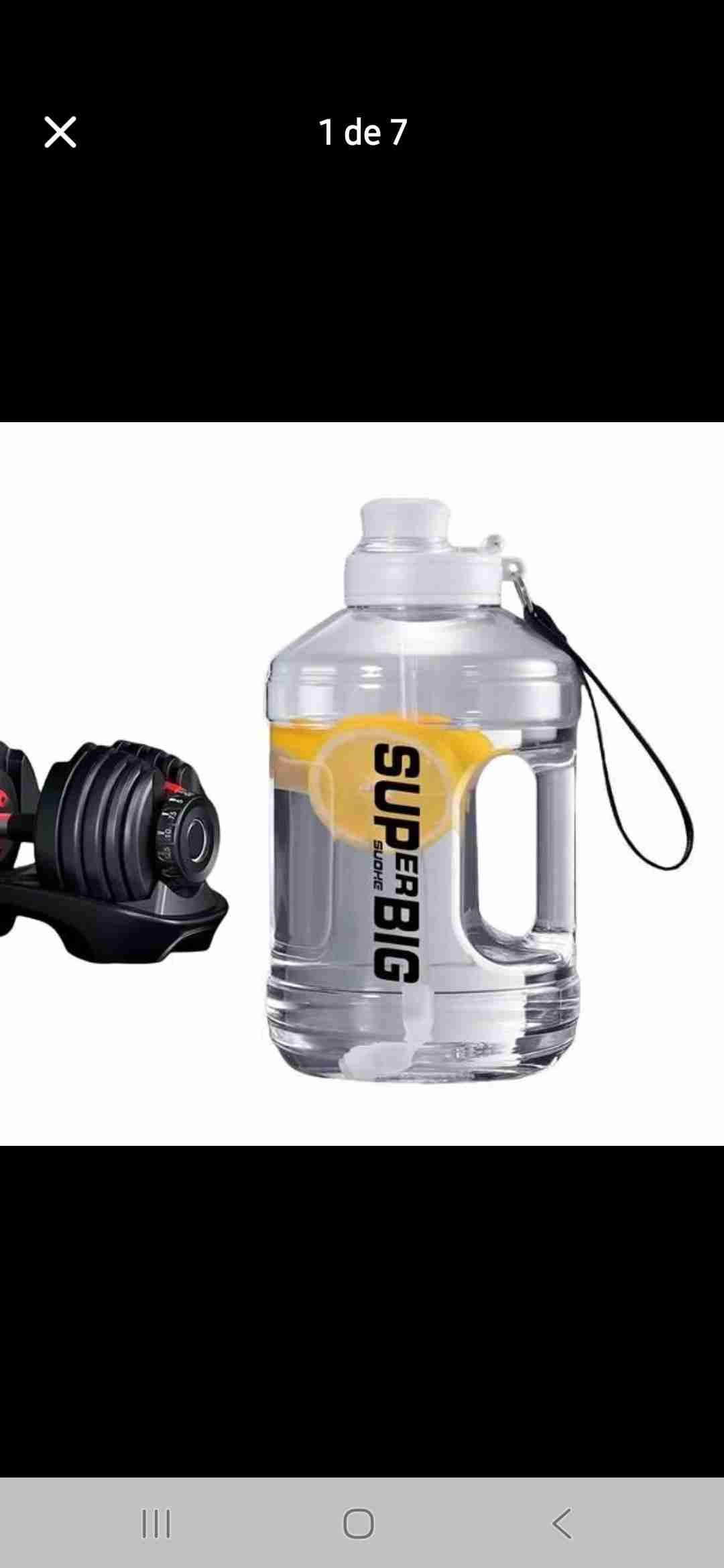 Botella deportiva gym 2.6L - miniatura 2