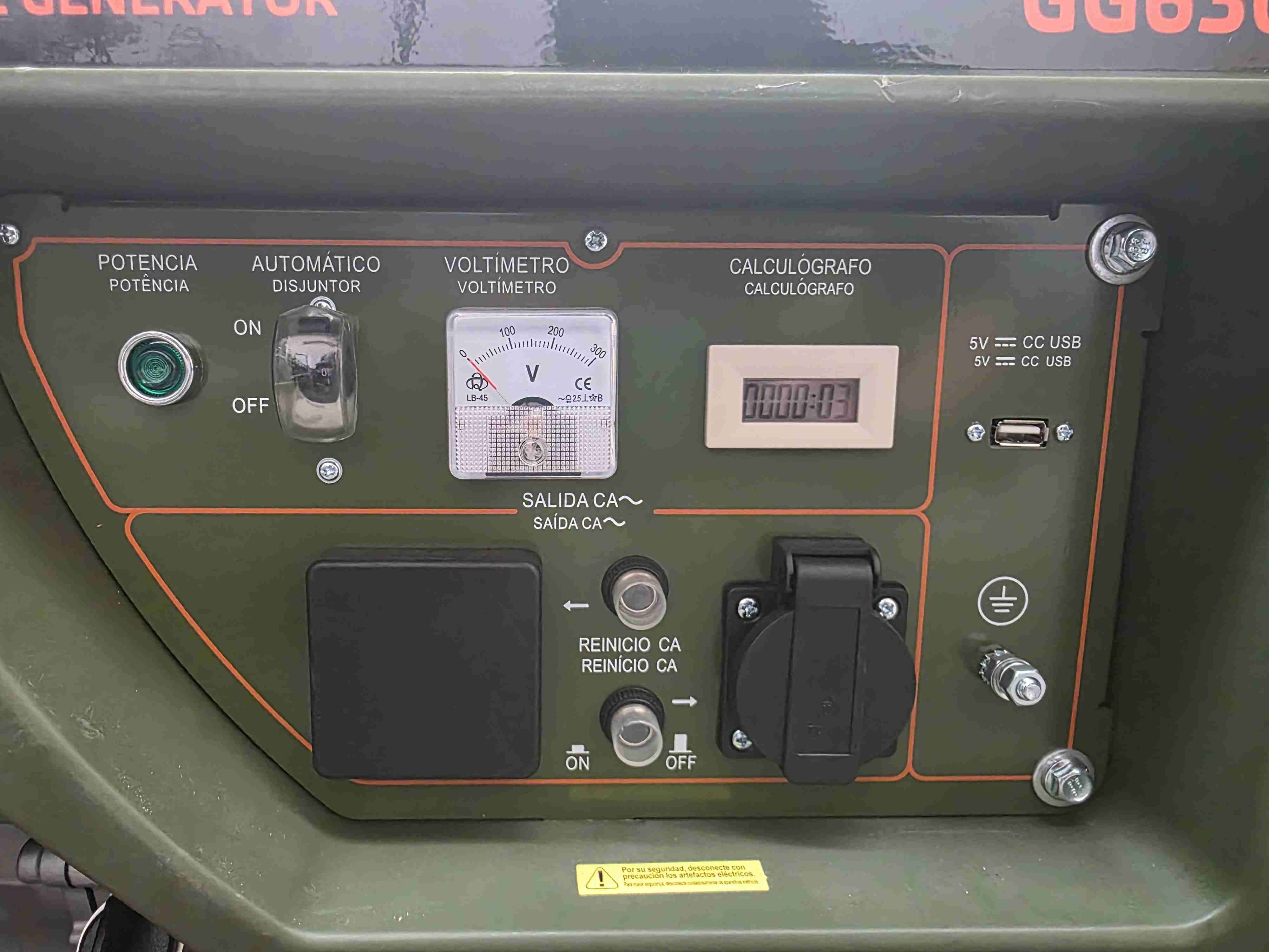 Generador eléctrico 6000 w - miniatura 5