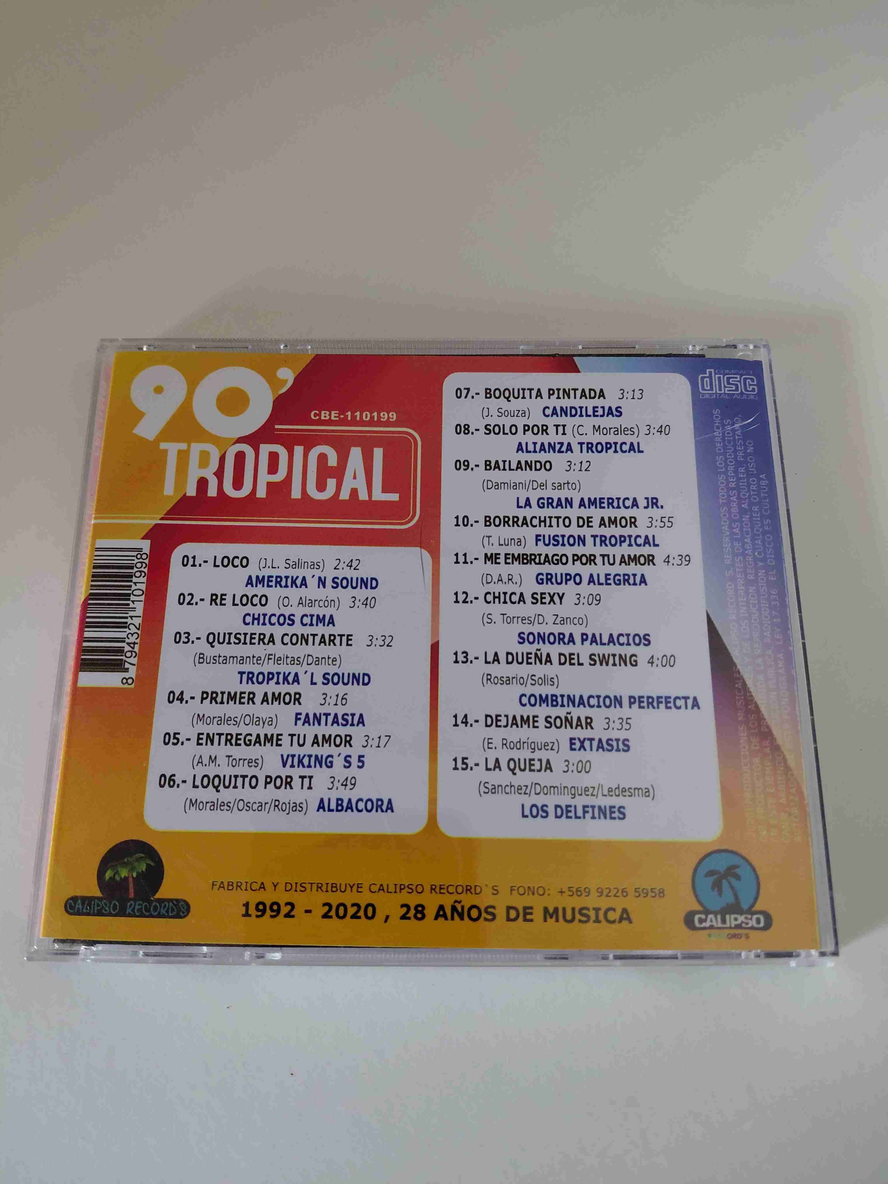 CD 90' Tropical Éxitos - miniatura 2