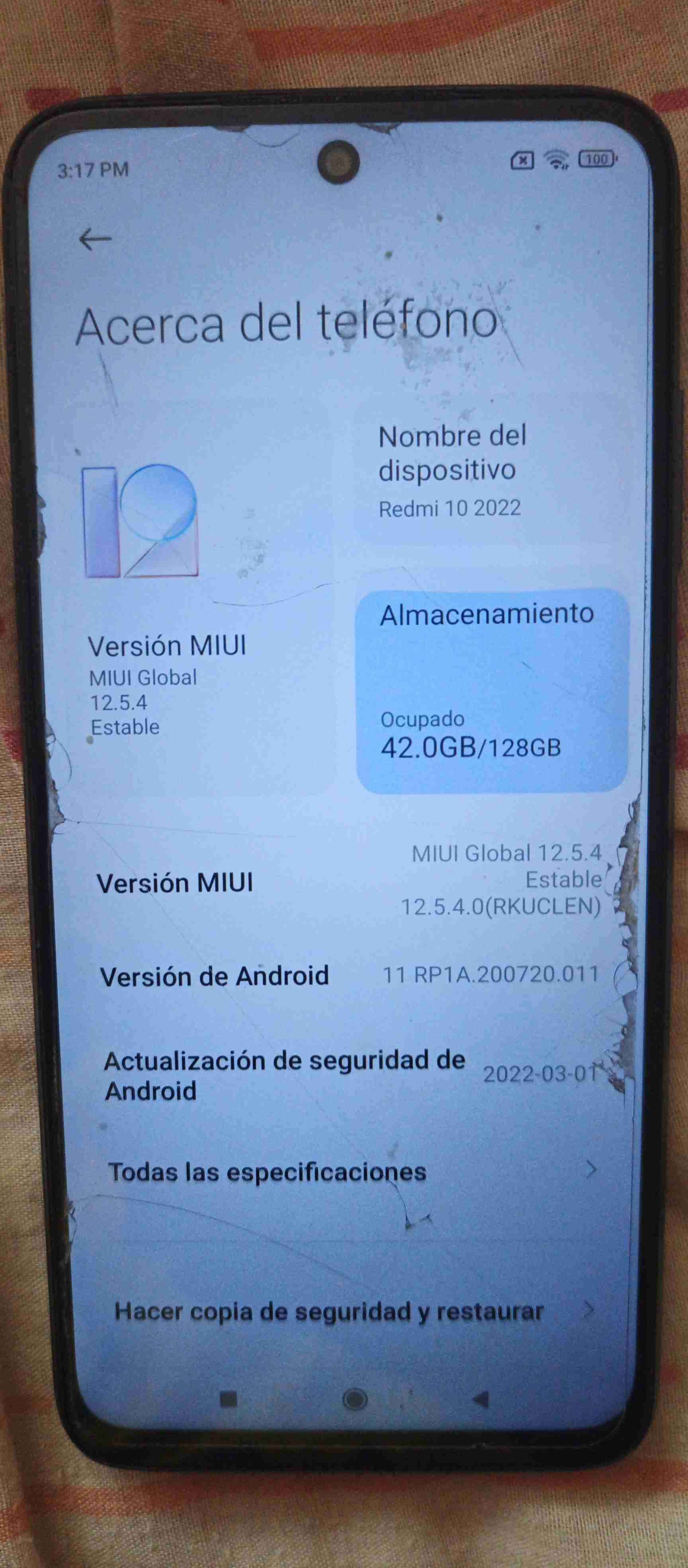 Xiaomi redmi 10 2022 dual sim de 128 GB - 3