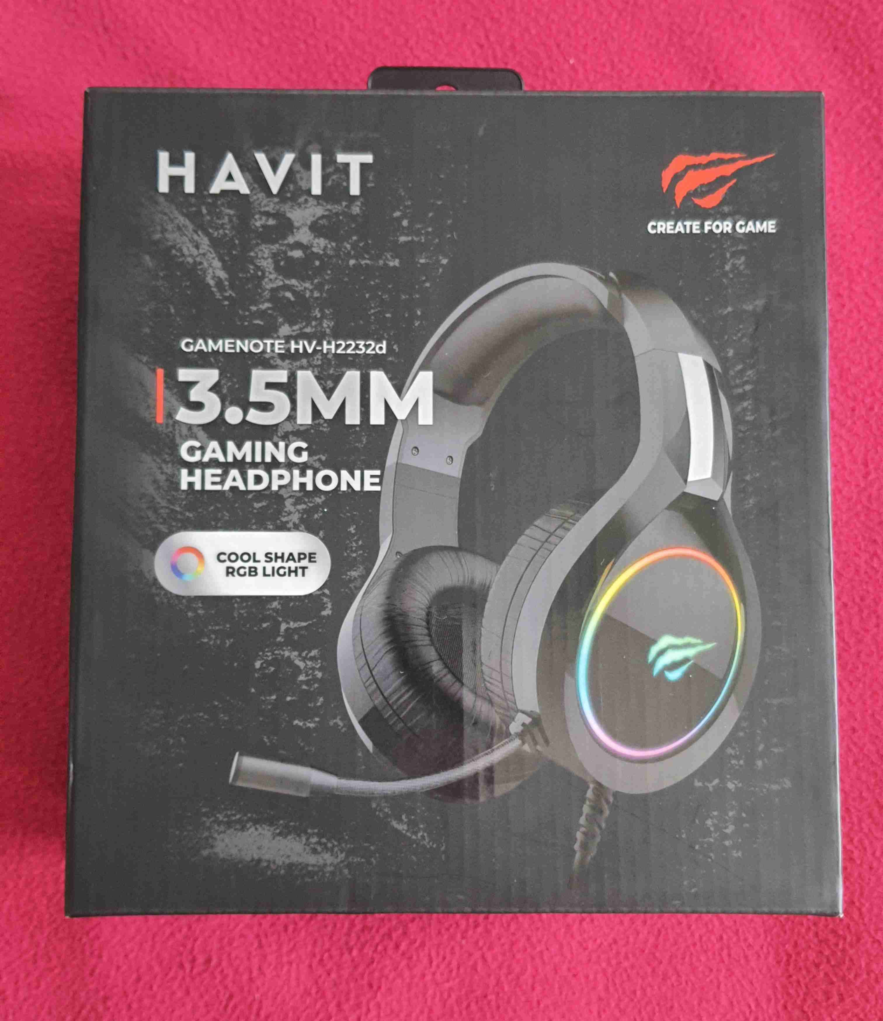 Audífonos gaming Havit 3.5mm