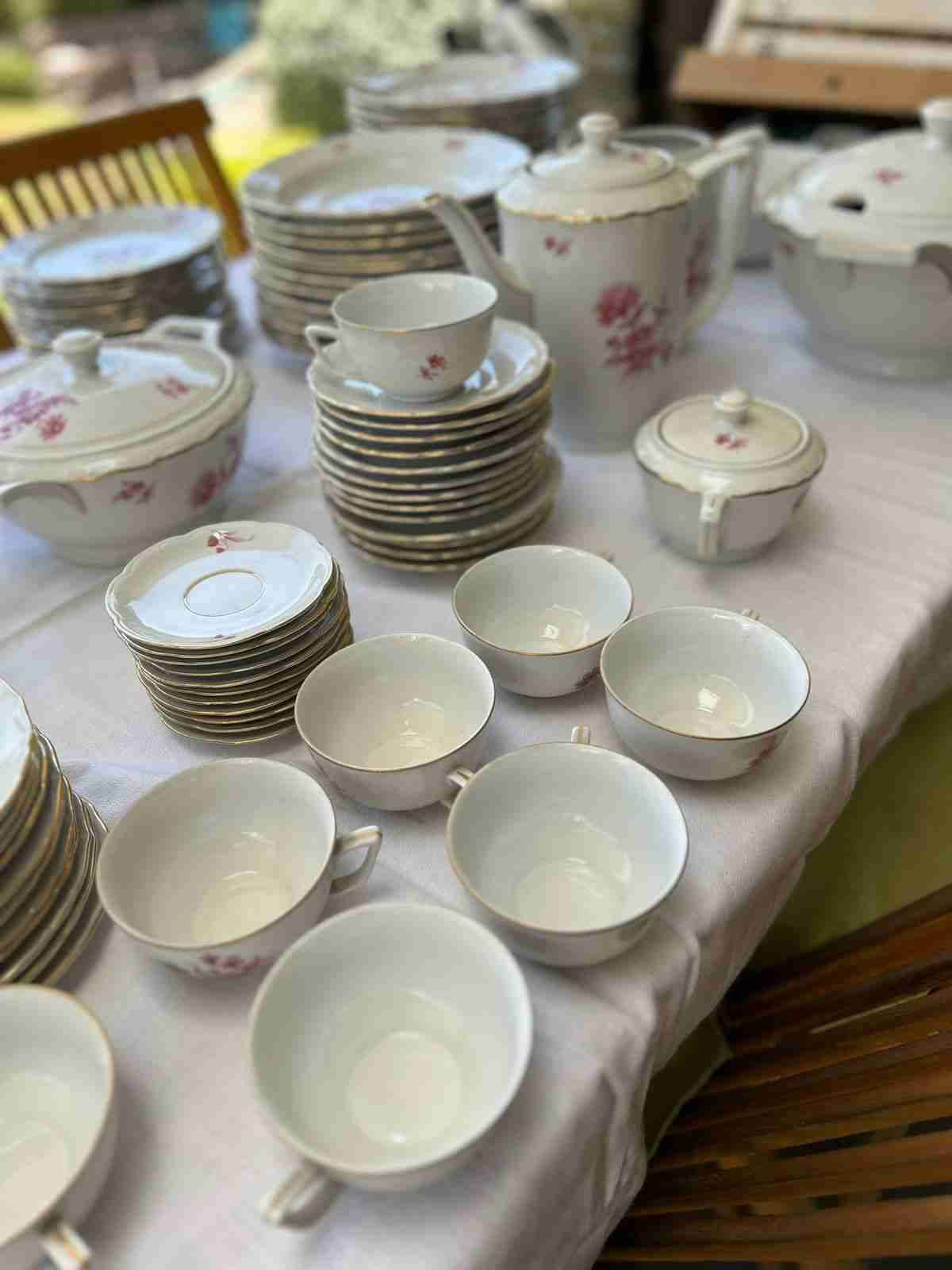 Juego vajilla alemana GCK  floral - miniatura 2