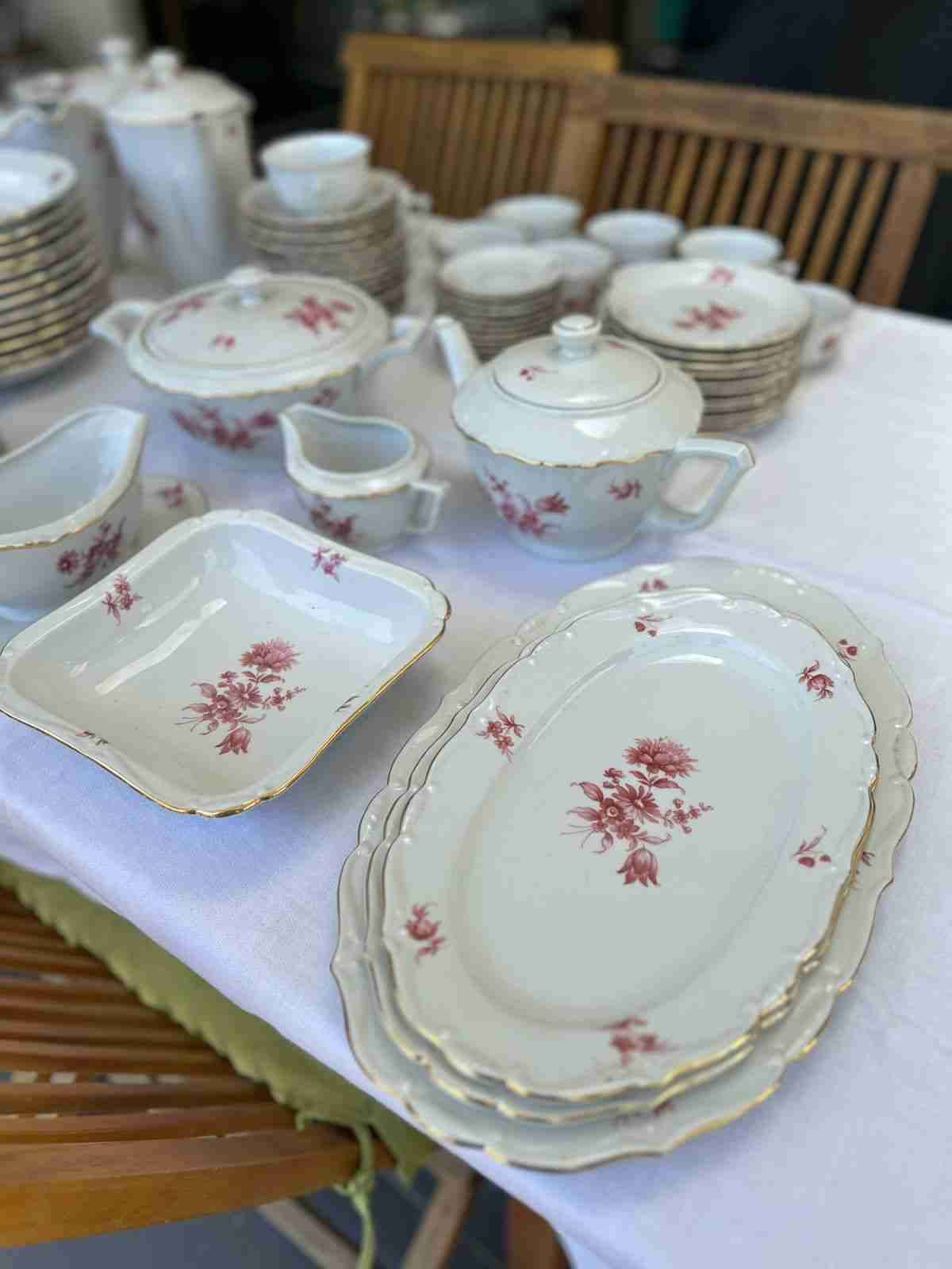 Juego vajilla alemana GCK  floral - miniatura 3