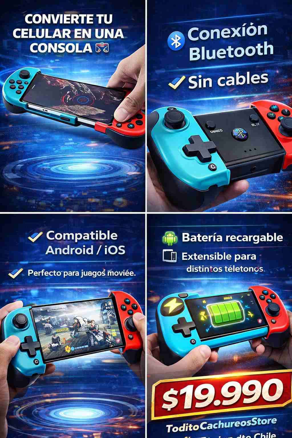 Mando inalambrico para IOS Y ANDROID - miniatura 2