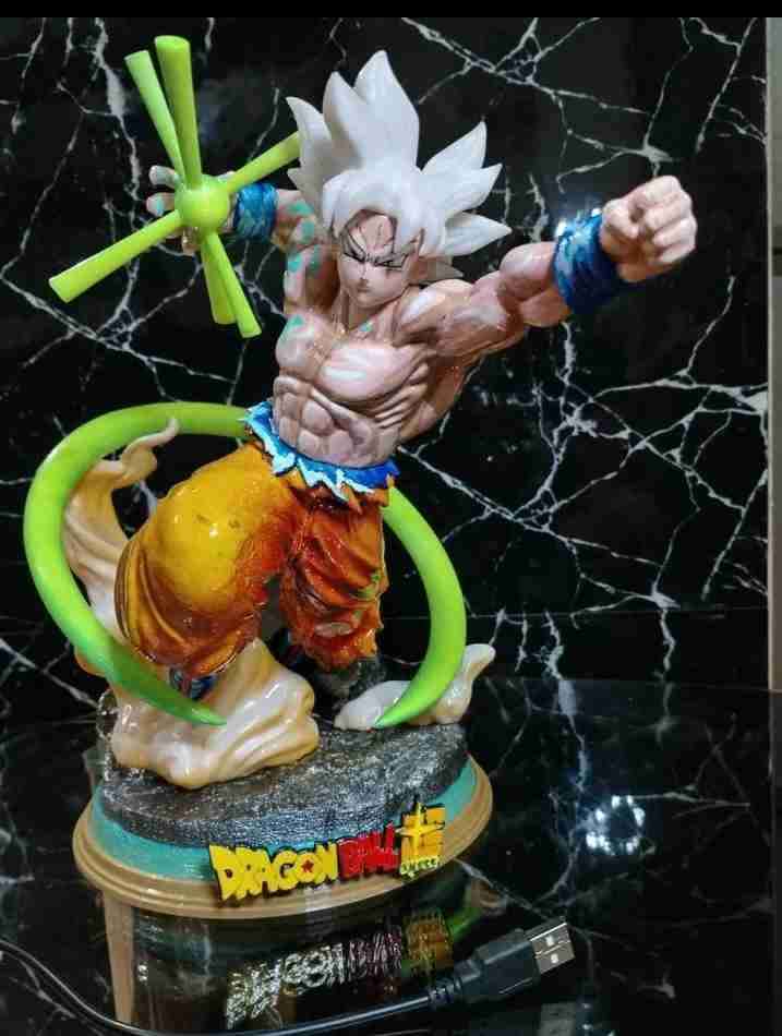 Figura  Goku ultra instinto cabello luminoso