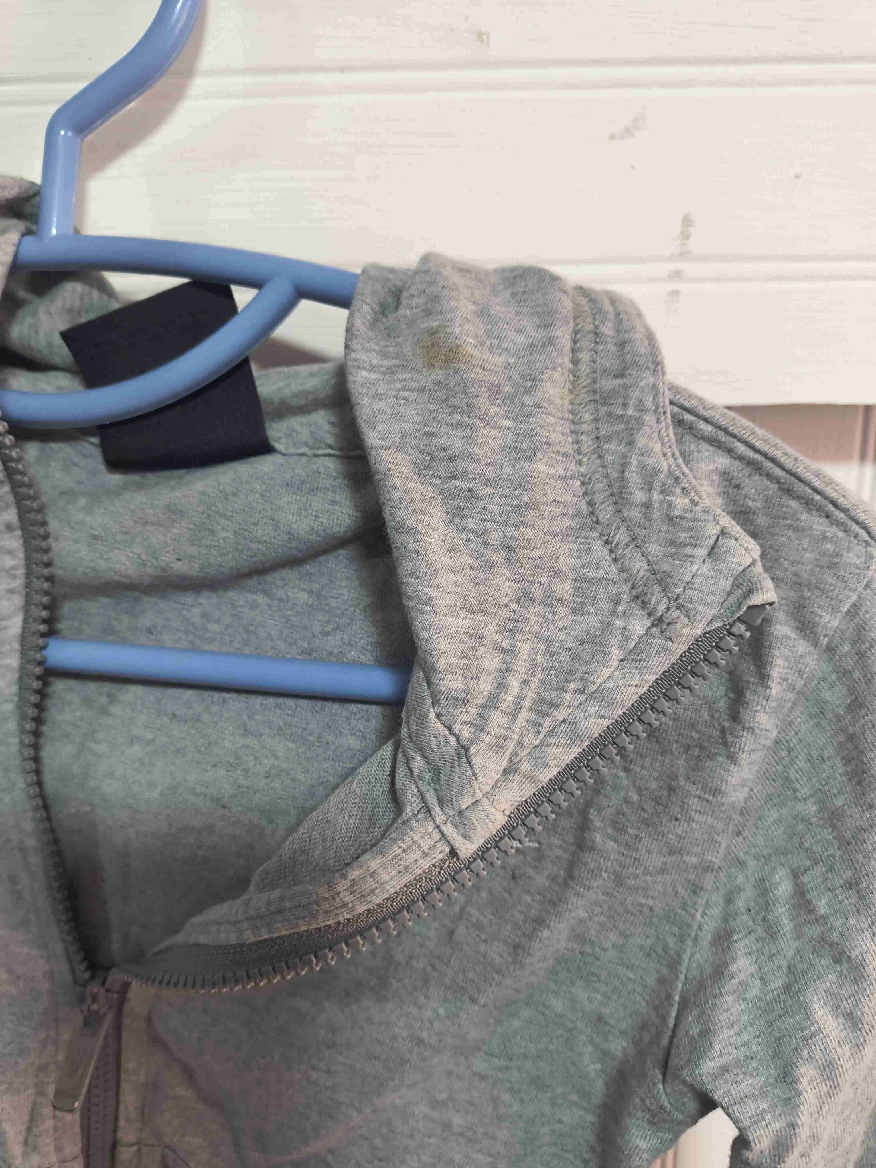 Polerón gris Nike con cierre - miniatura 2