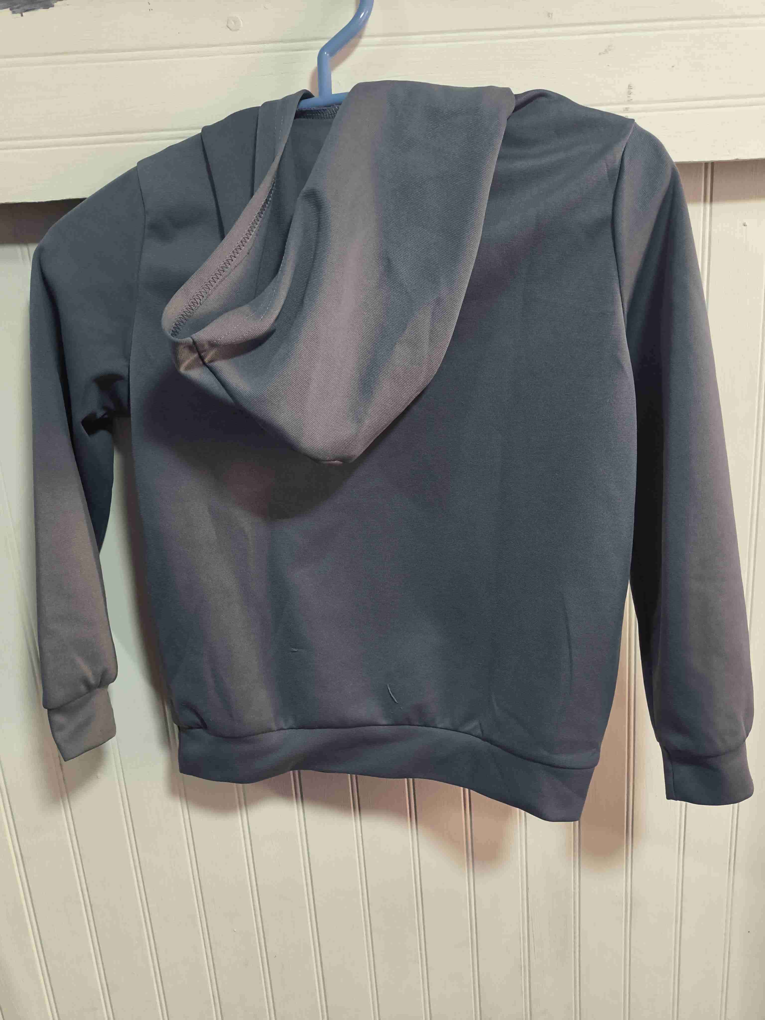 Polerón gris oscuro con capucha - miniatura 2