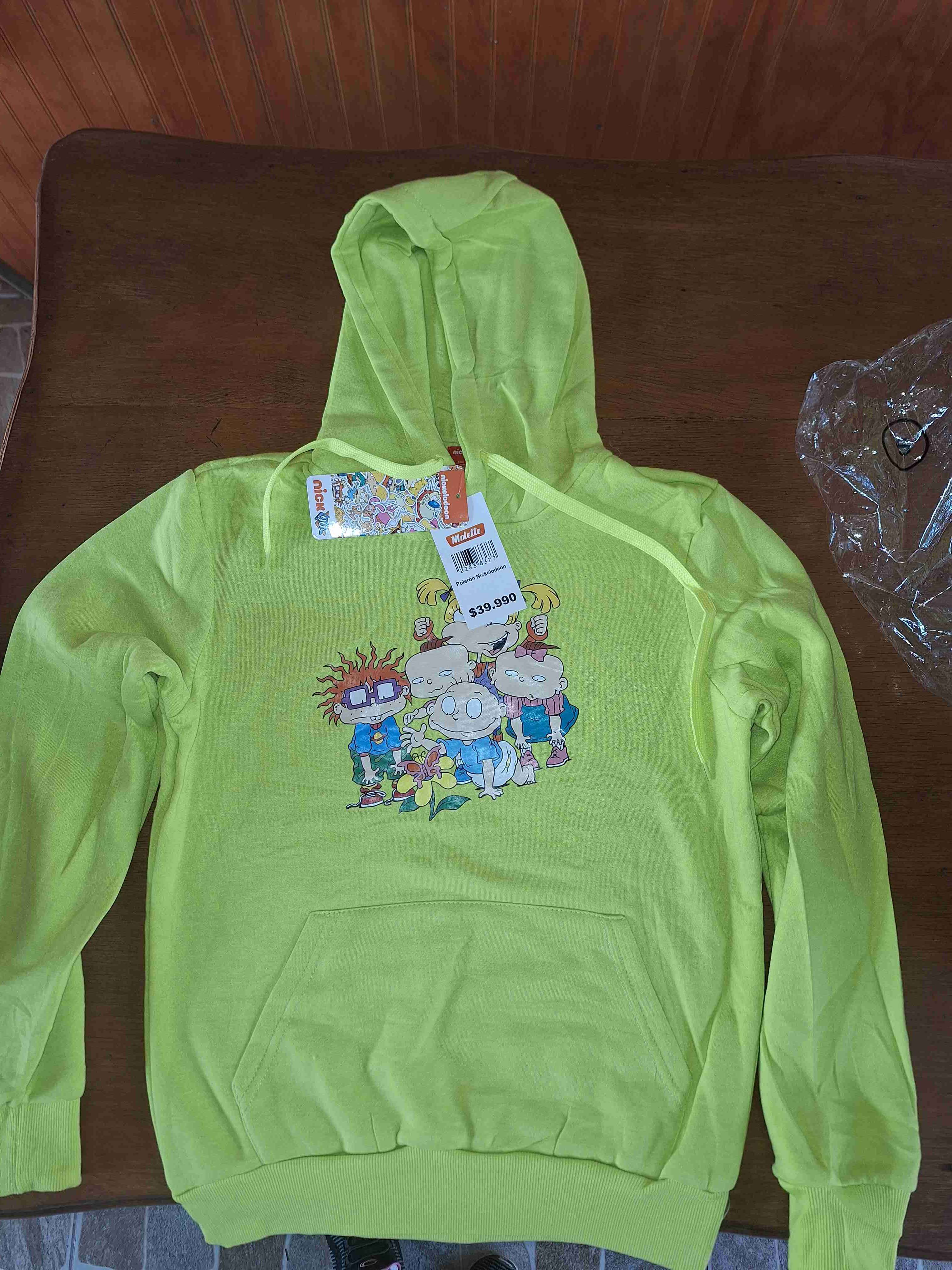 Poleron verde Nickelodeon Rugrats - miniatura 2