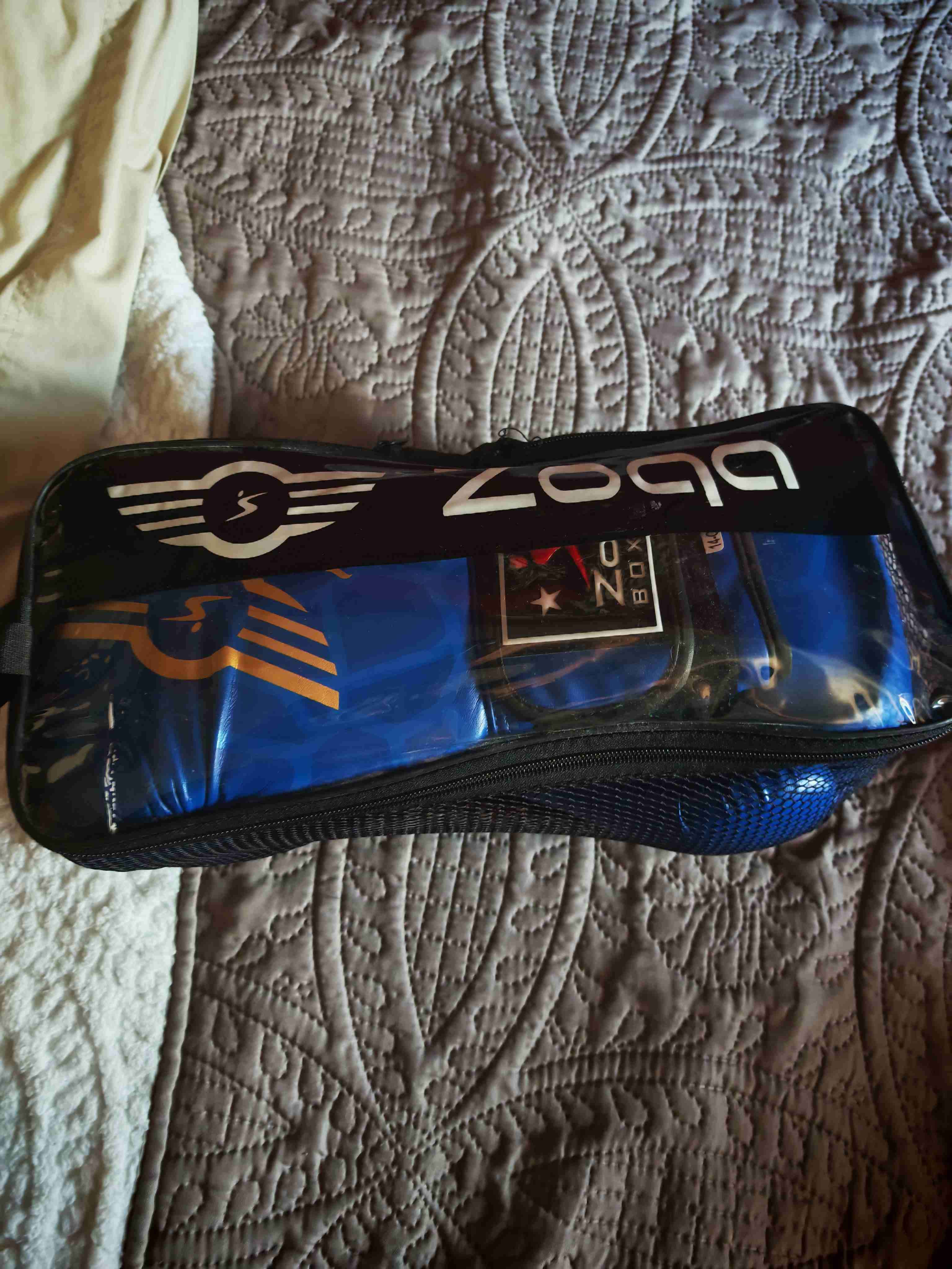 Guantes de boxeo Zoqo azules - miniatura 2