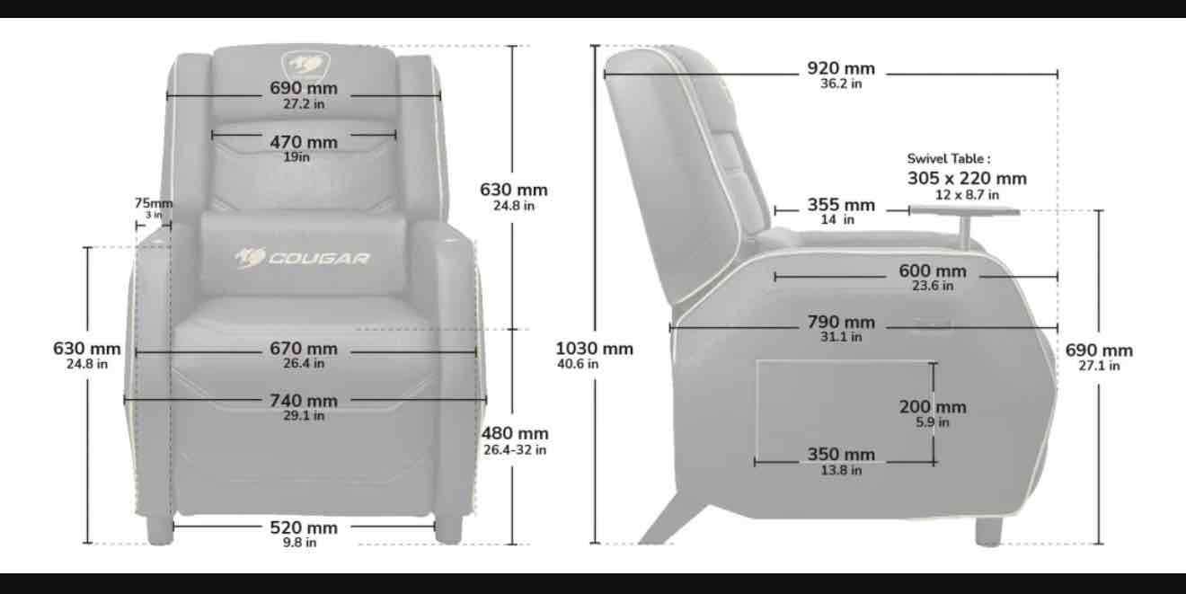 Sofa Cougar Ranger Pro RoyaL - miniatura 2