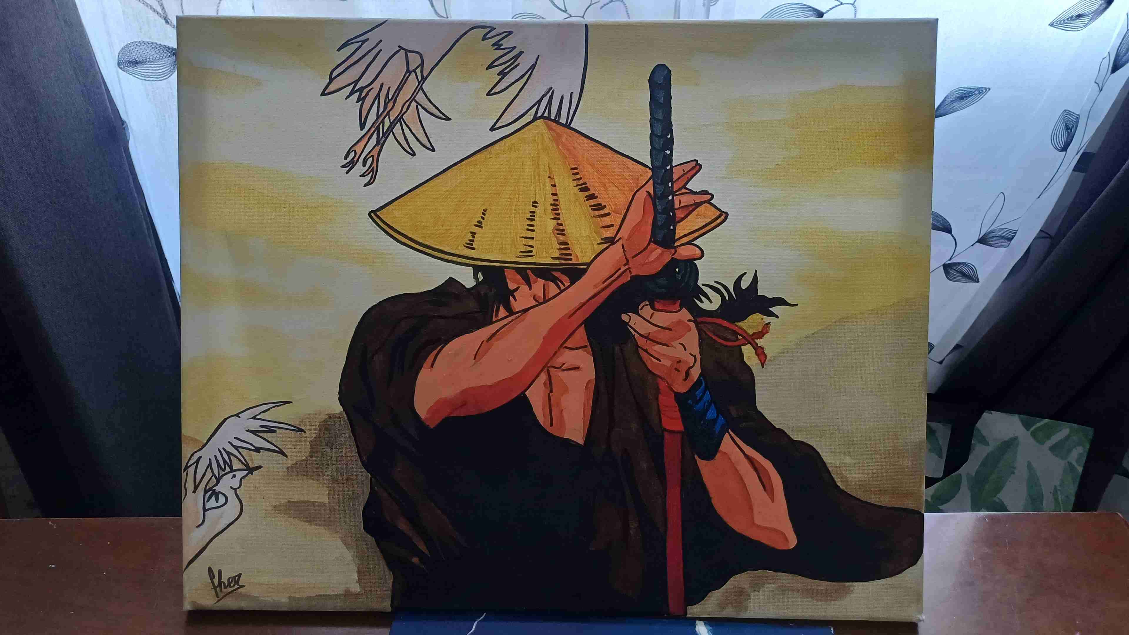 Cuadro de arte Ninja Scroll
