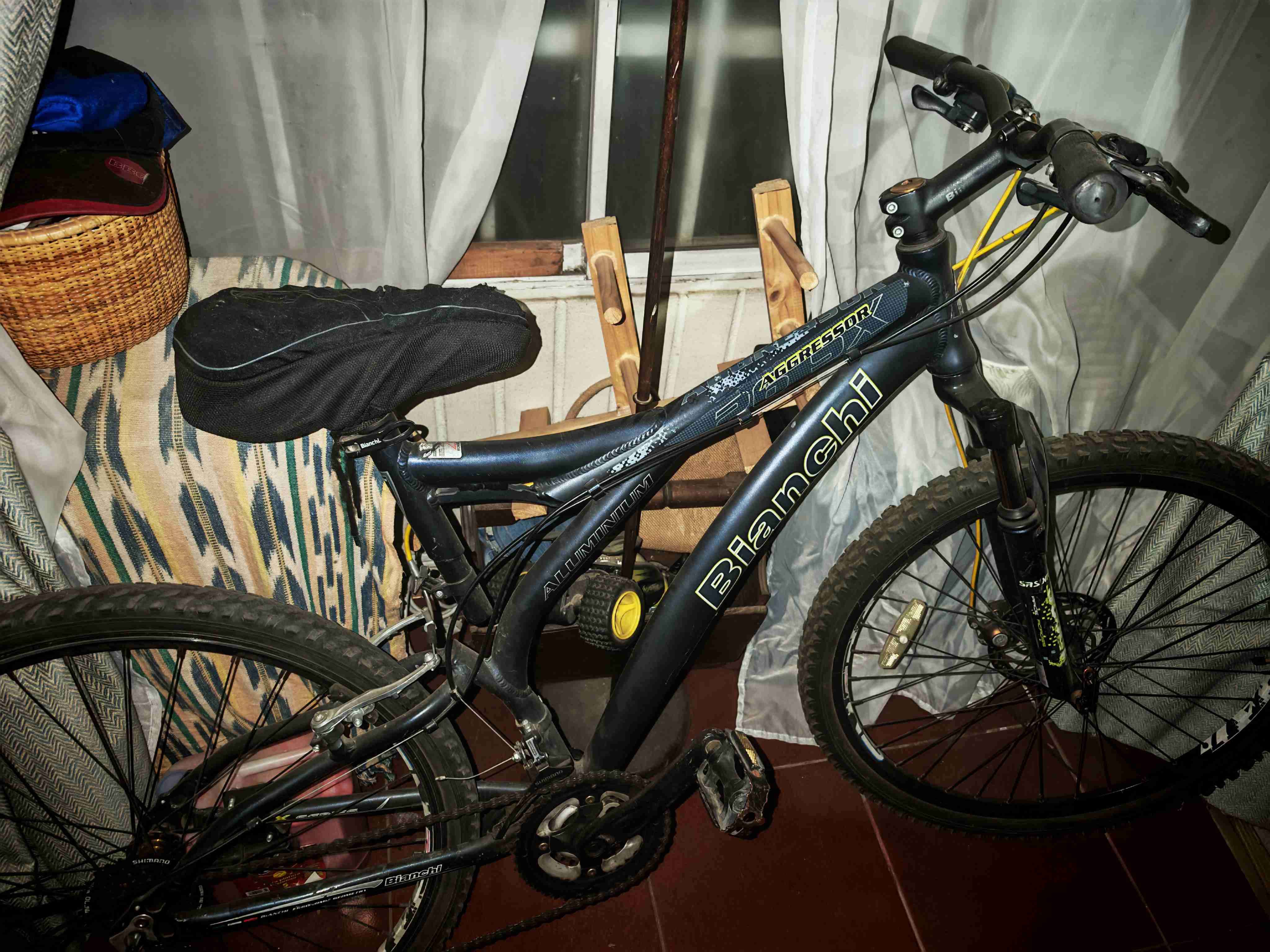 Bicicleta montaña Bianchi negra