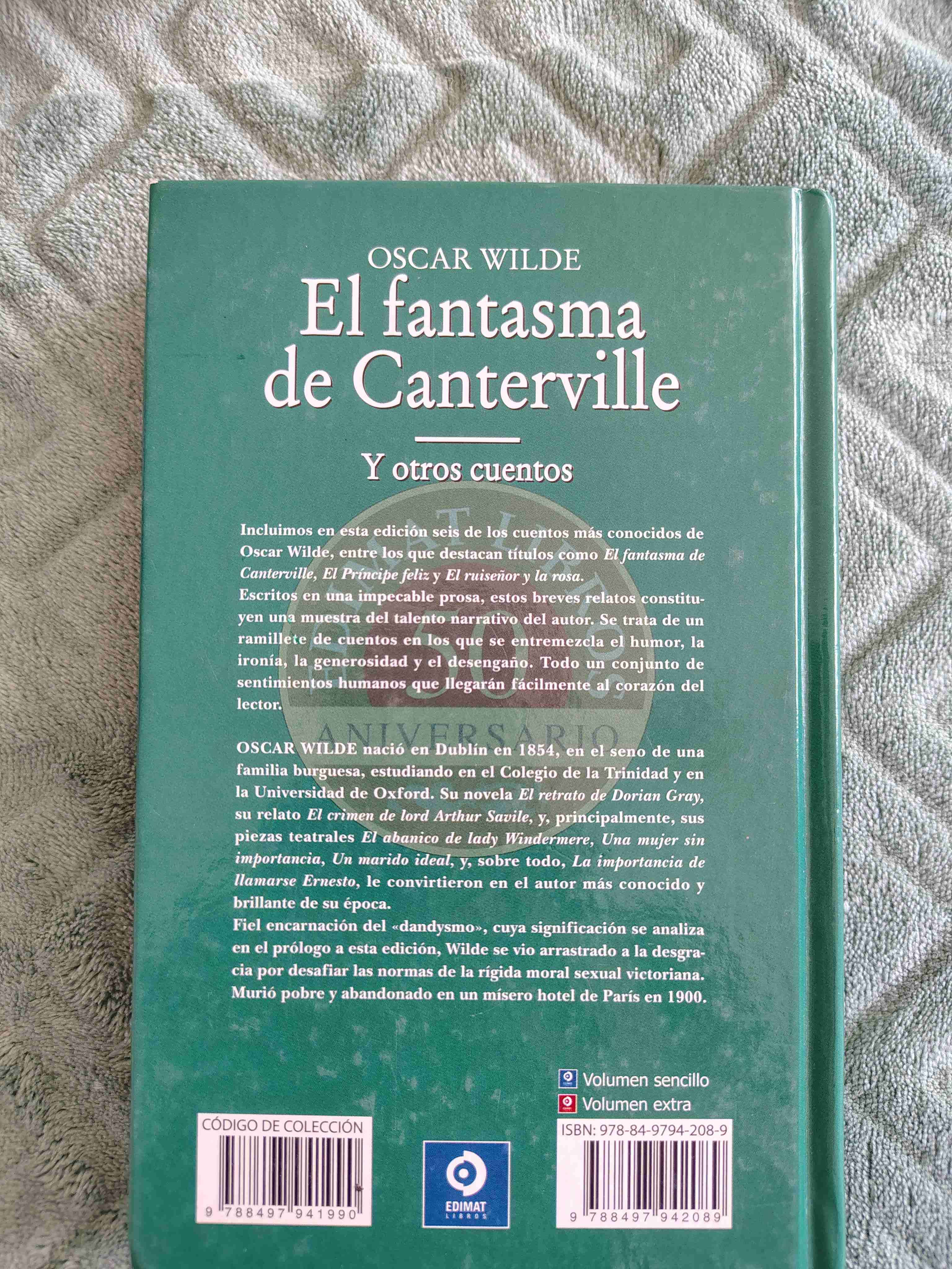 Libro 'El fantasma de Canterville' - miniatura 2