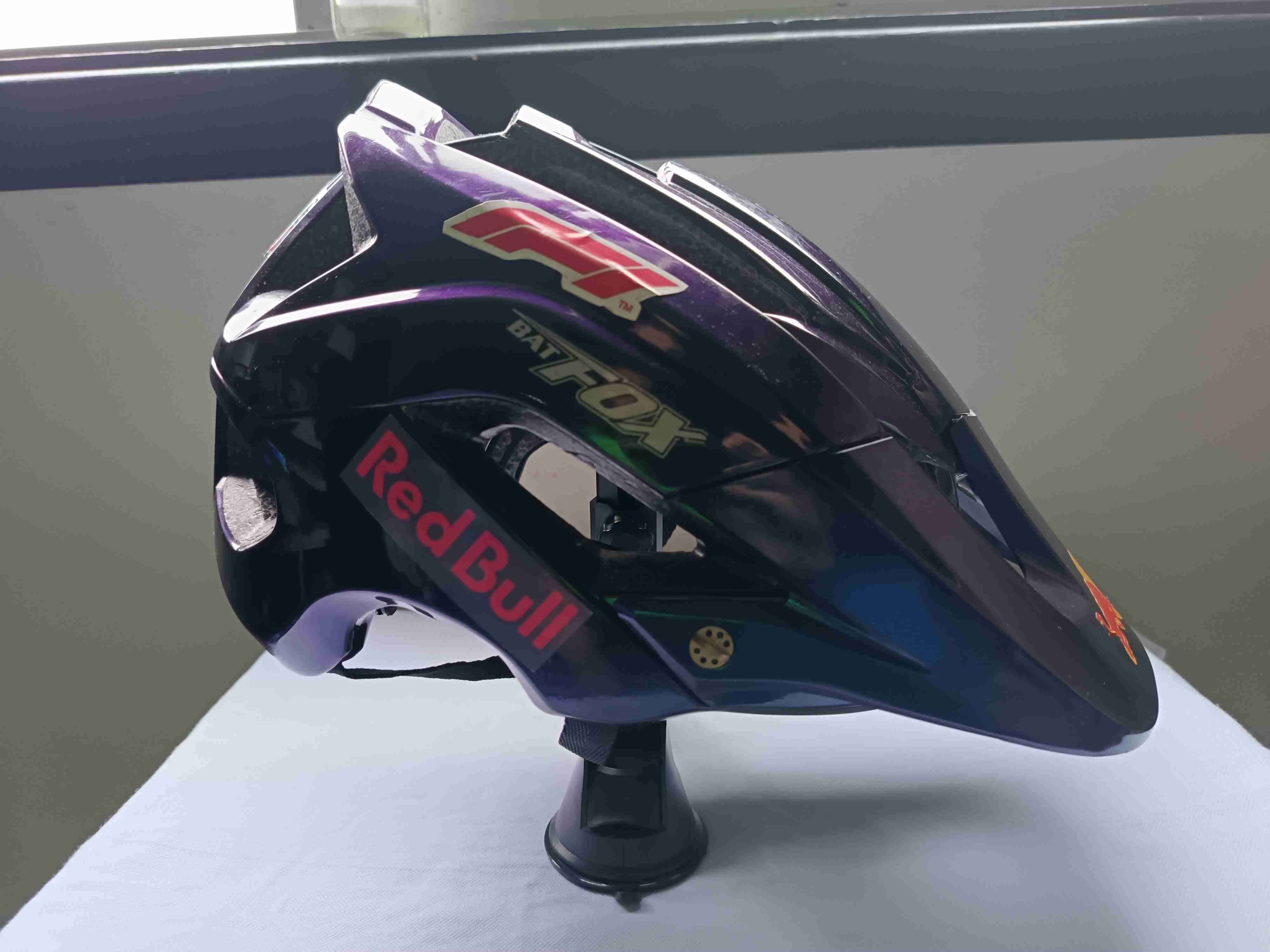 Casco de ciclismo Batfox azul - miniatura 3