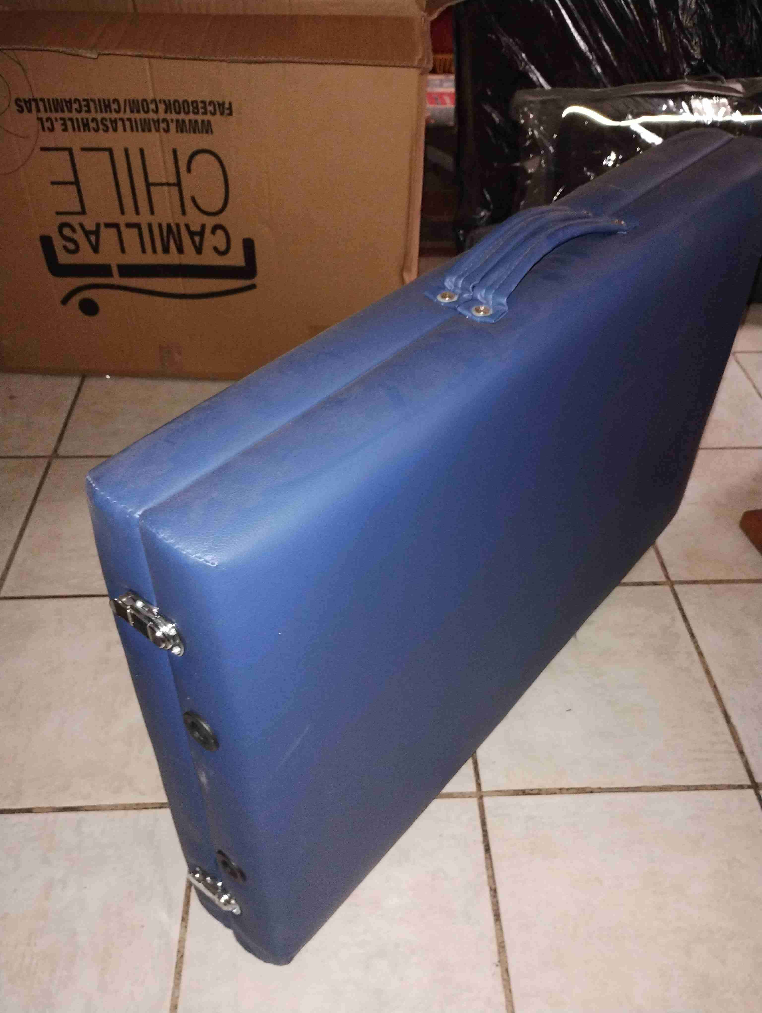 Camilla portátil azul oscuro - miniatura 4