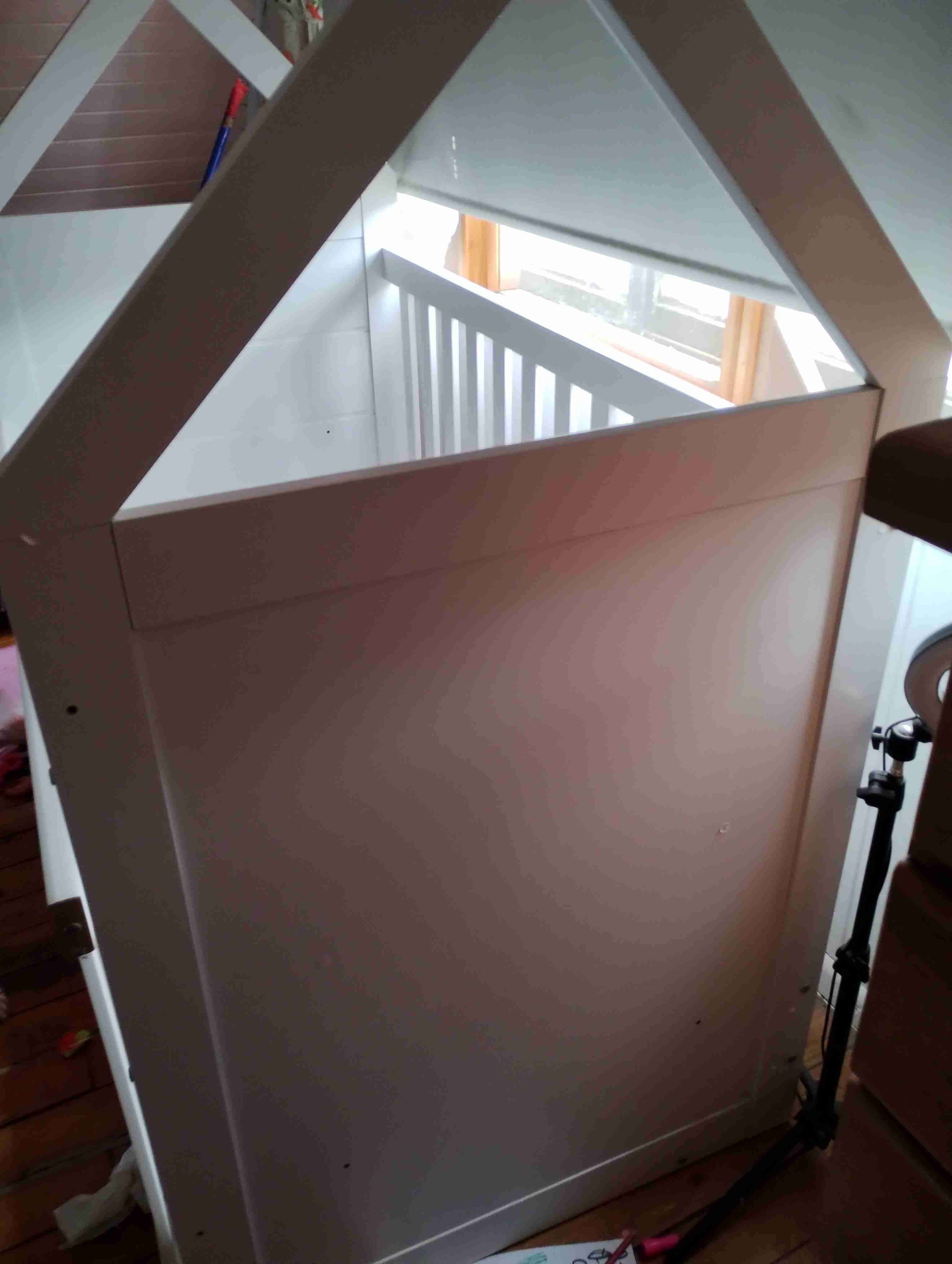 Cuna estilo Montessori blanca - miniatura 5