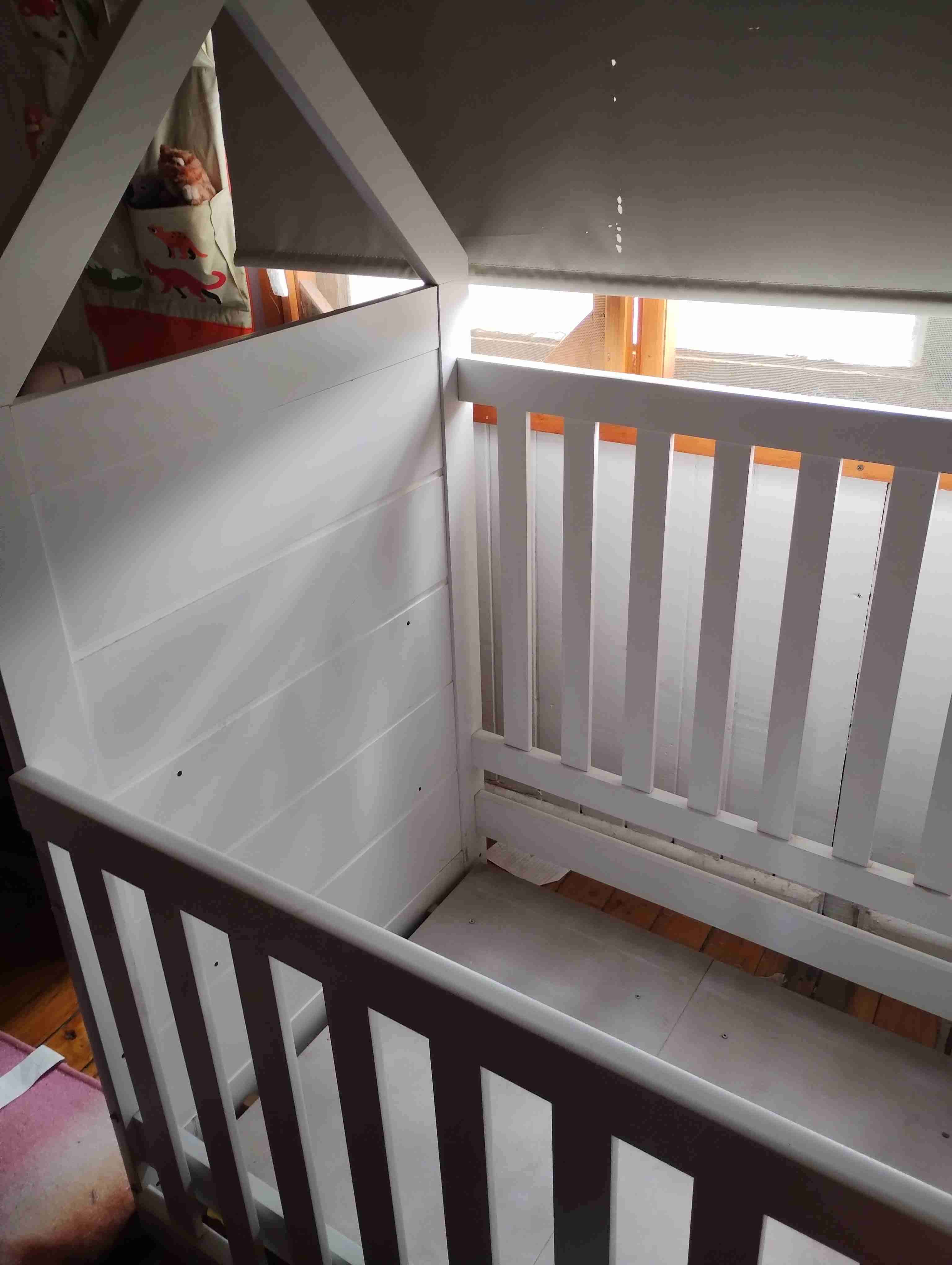 Cuna estilo Montessori blanca - miniatura 6