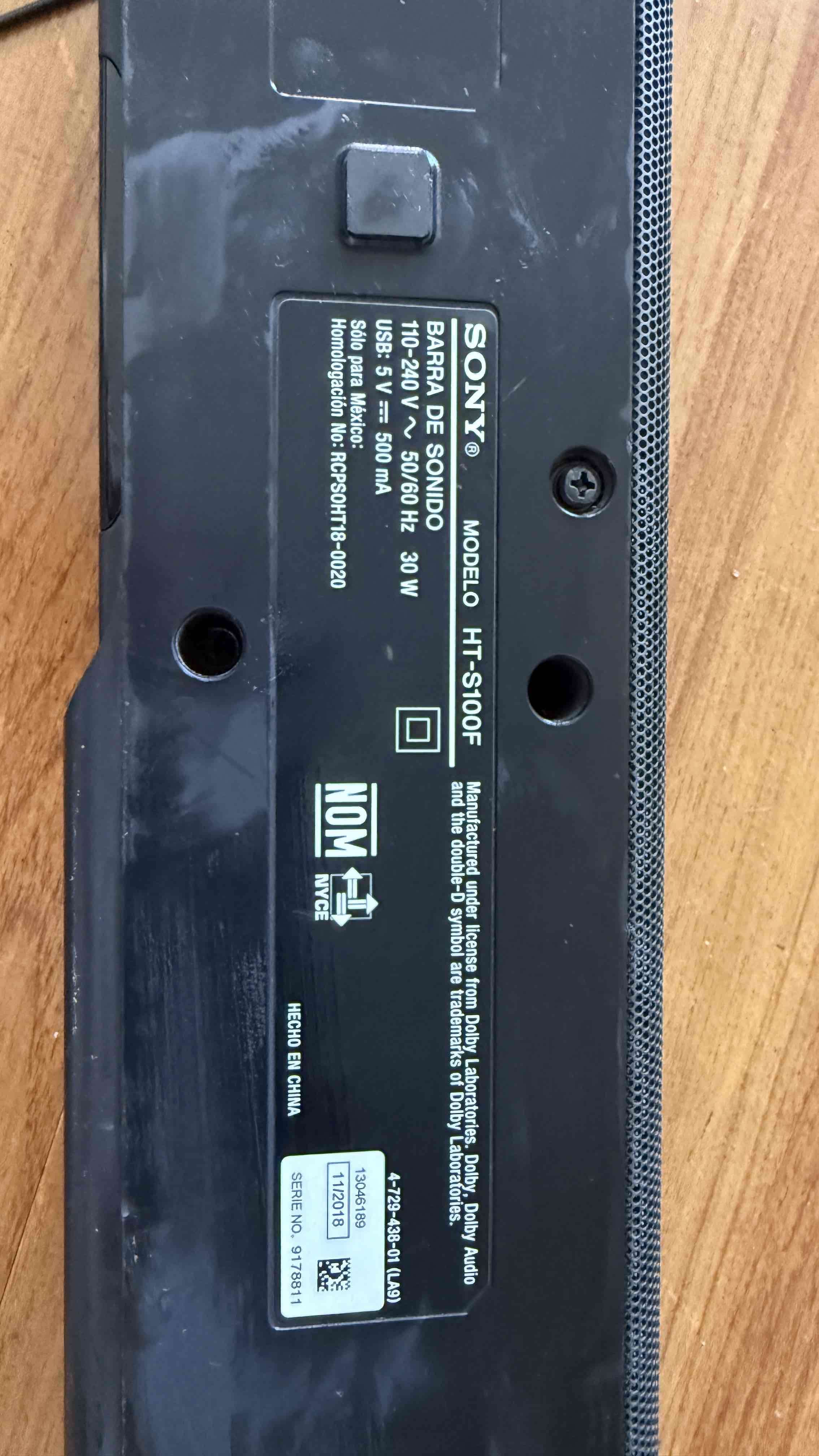 Soundbar HT-S100F Sony - miniatura 4