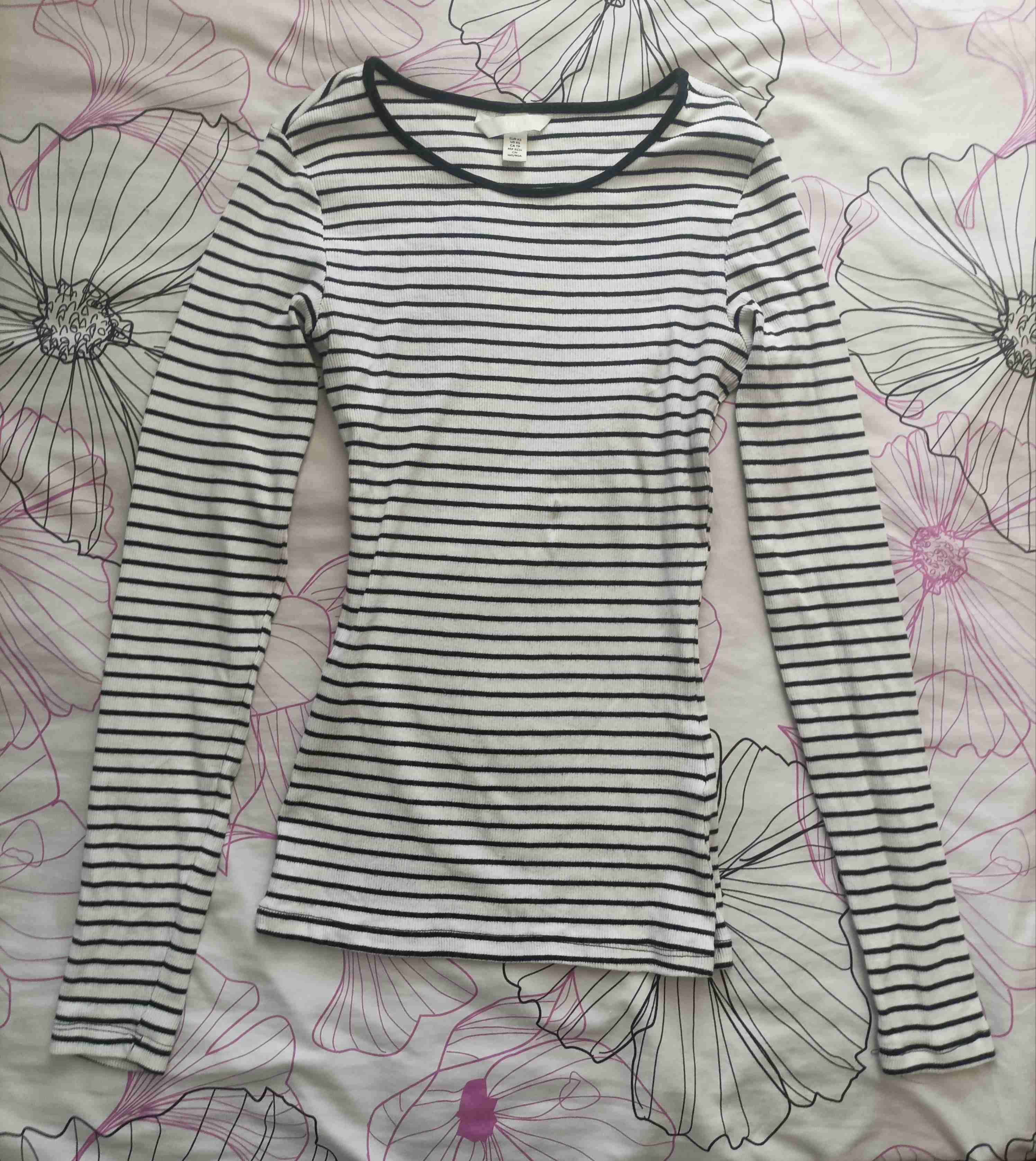 Poleras rayadas manga larga