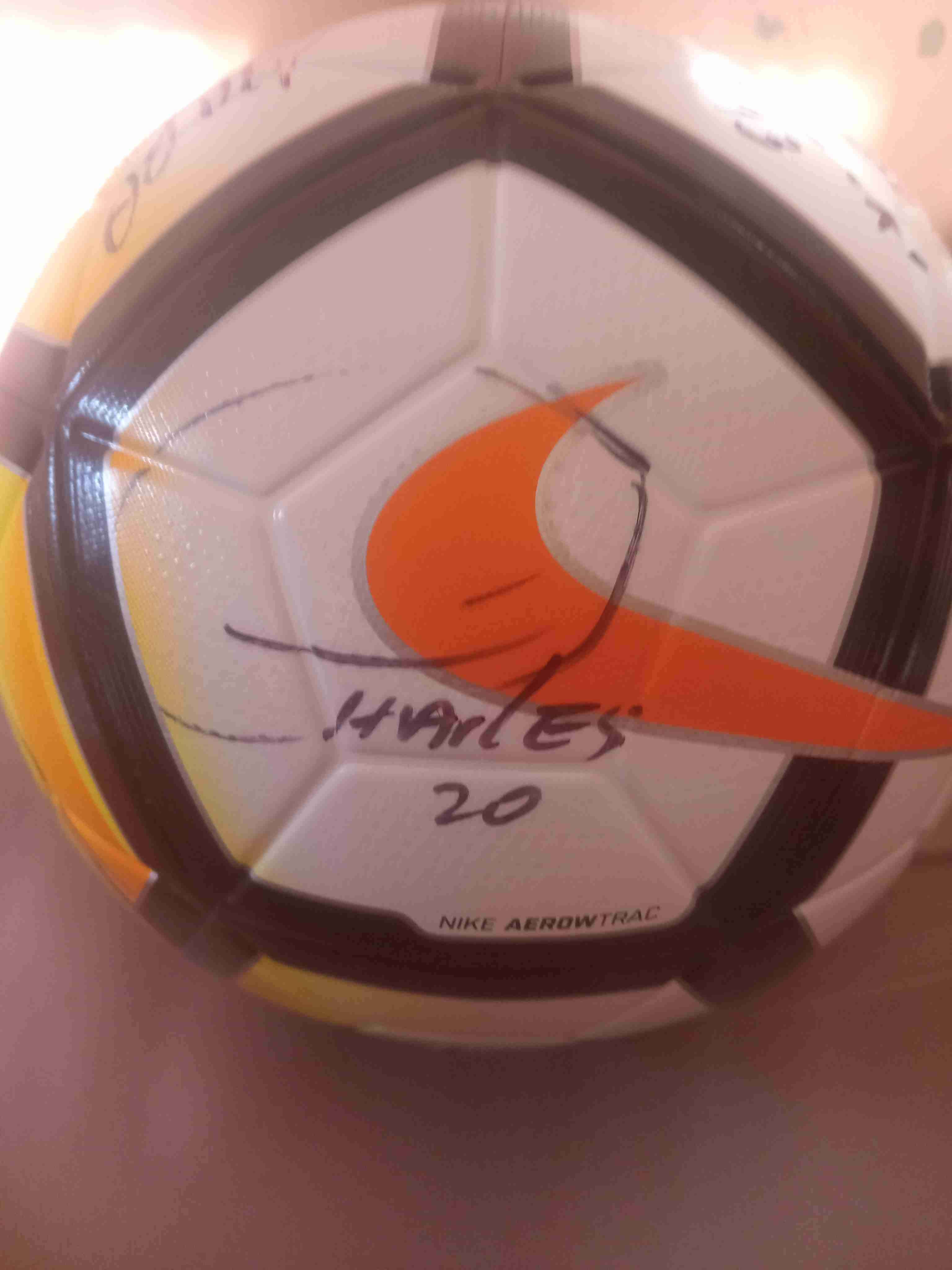 Balón de fútbol ANFP autografiado seleccion chilen - miniatura 3
