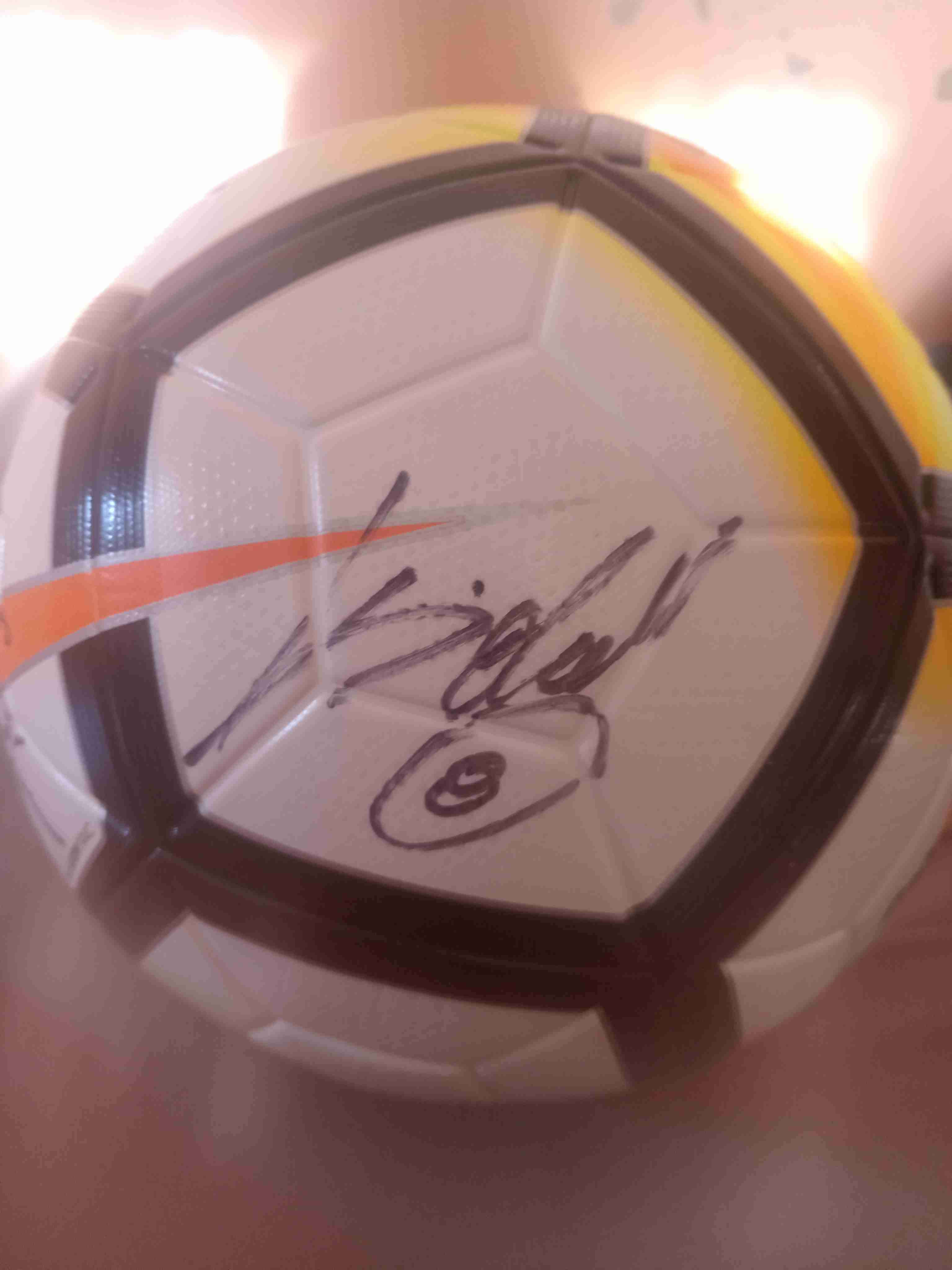 Balón de fútbol ANFP autografiado seleccion chilen - miniatura 4