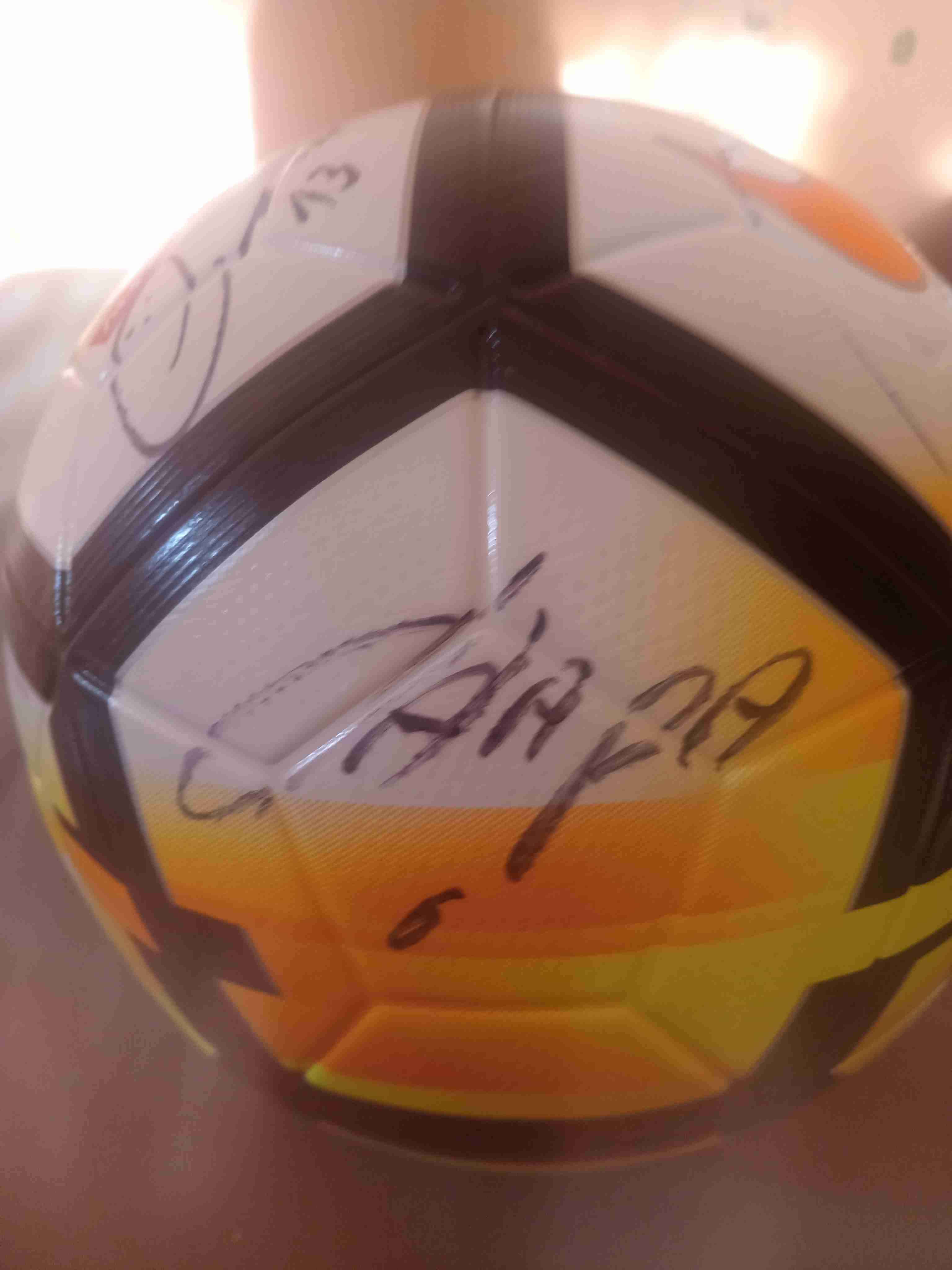 Balón de fútbol ANFP autografiado seleccion chilen - miniatura 6