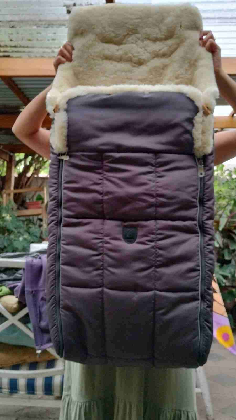 Saco para coche de bebé gris - miniatura 4