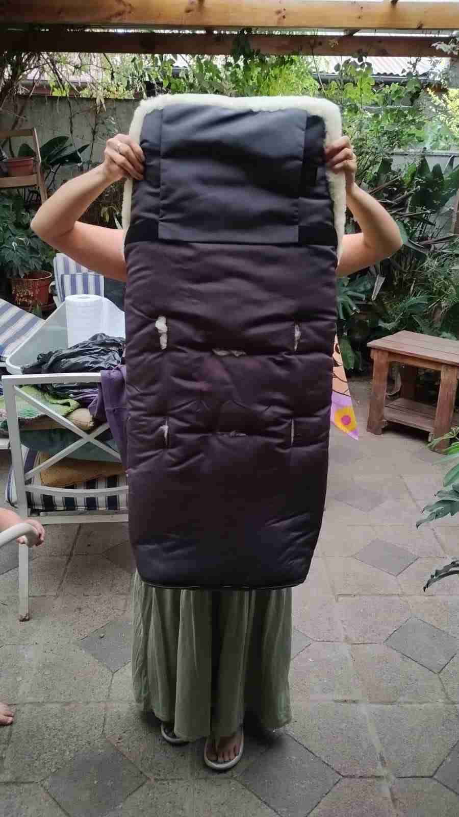 Saco para coche de bebé gris - miniatura 6