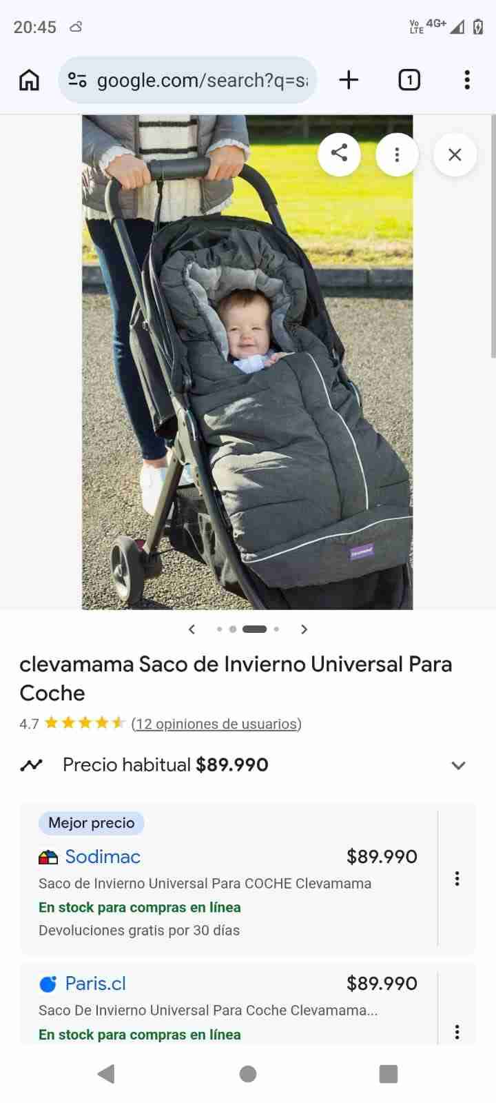 Saco invierno ClevaMama para coche - miniatura 2