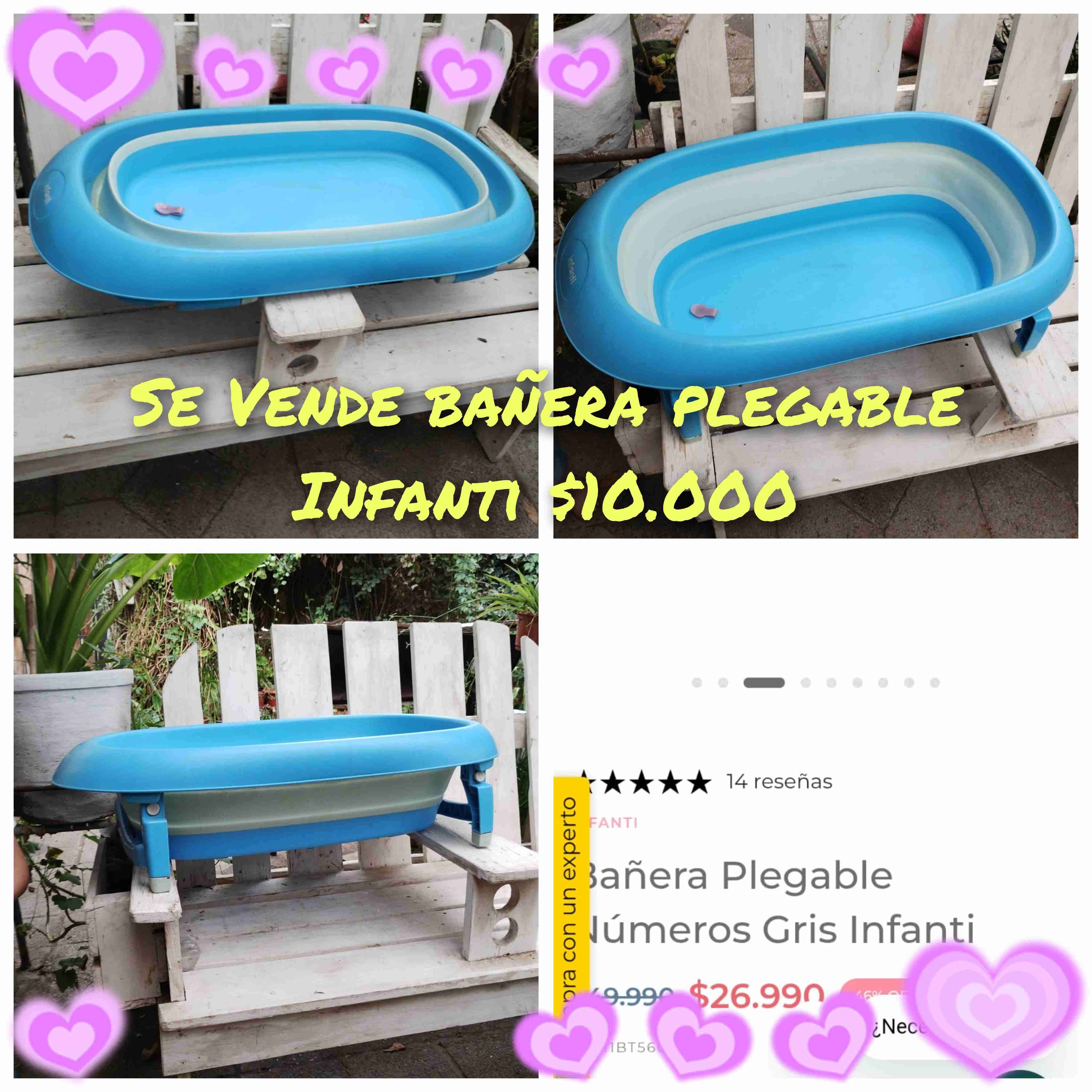 Bañera plegable Infanti azul