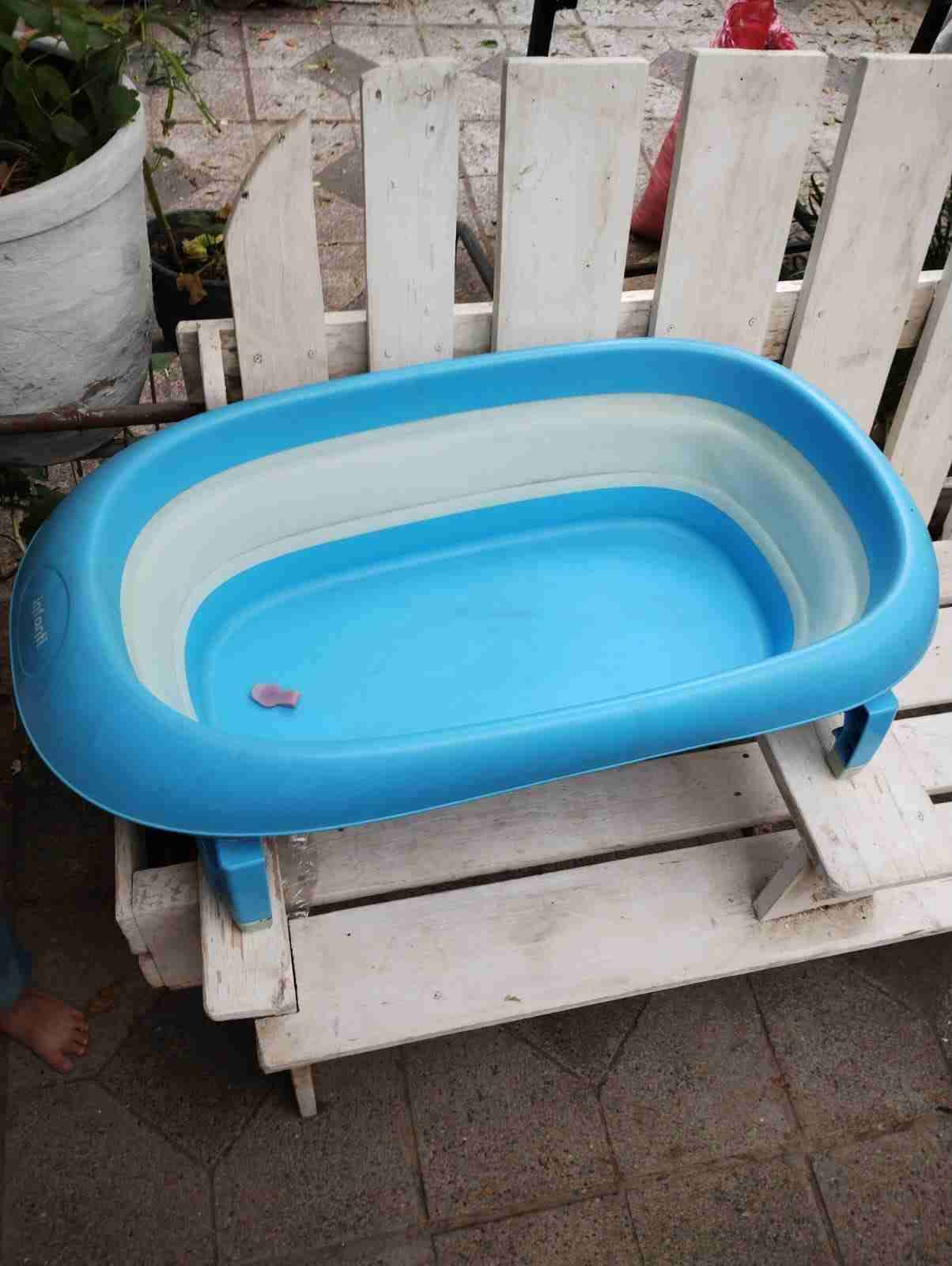 Bañera plegable Infanti azul - miniatura 3