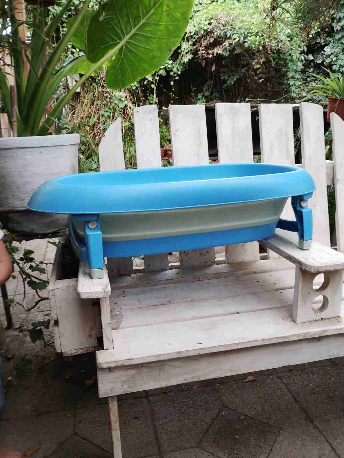 Bañera plegable Infanti azul - miniatura 4