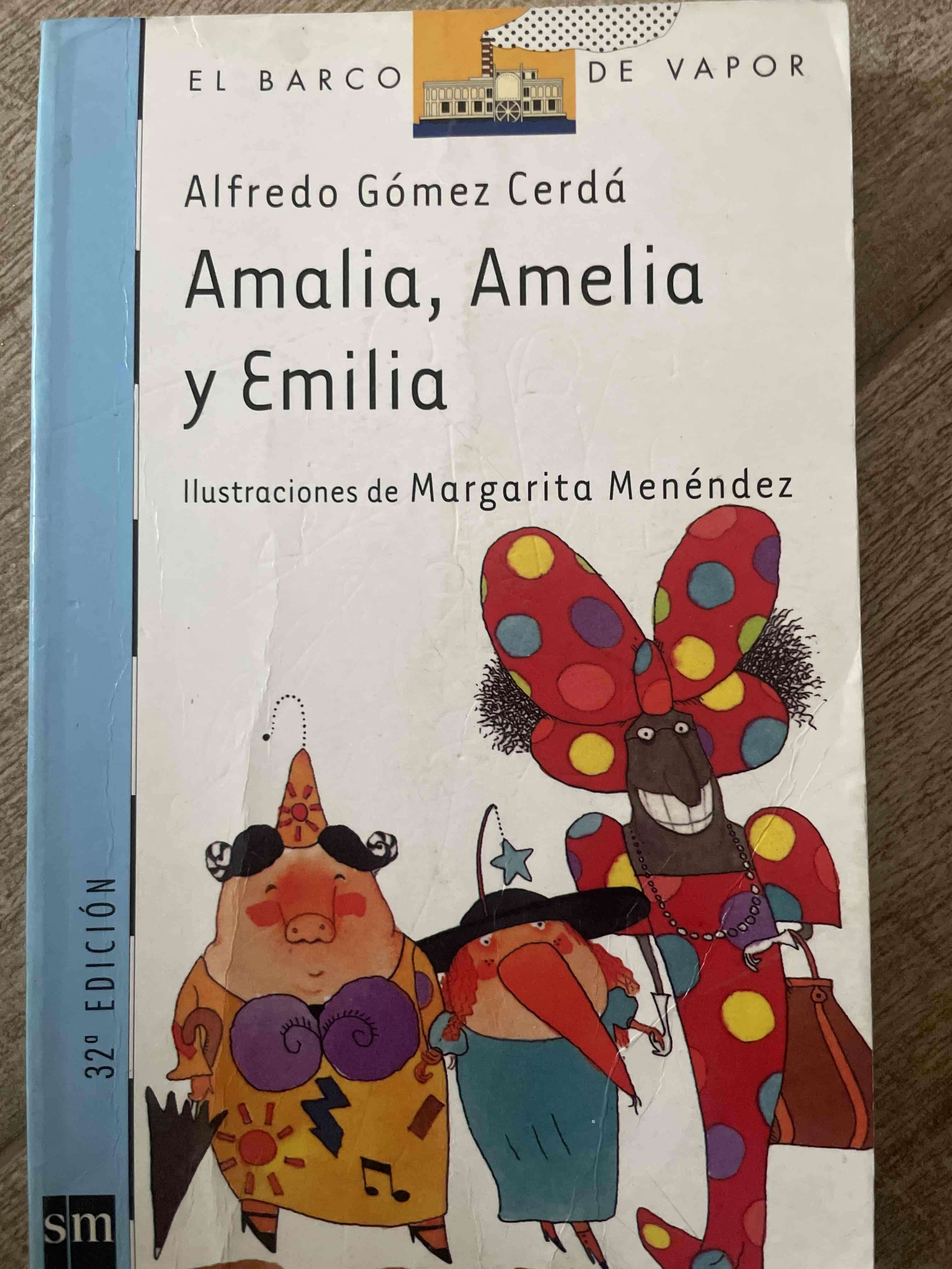 Libro Amalia, Amelia y Emilia
