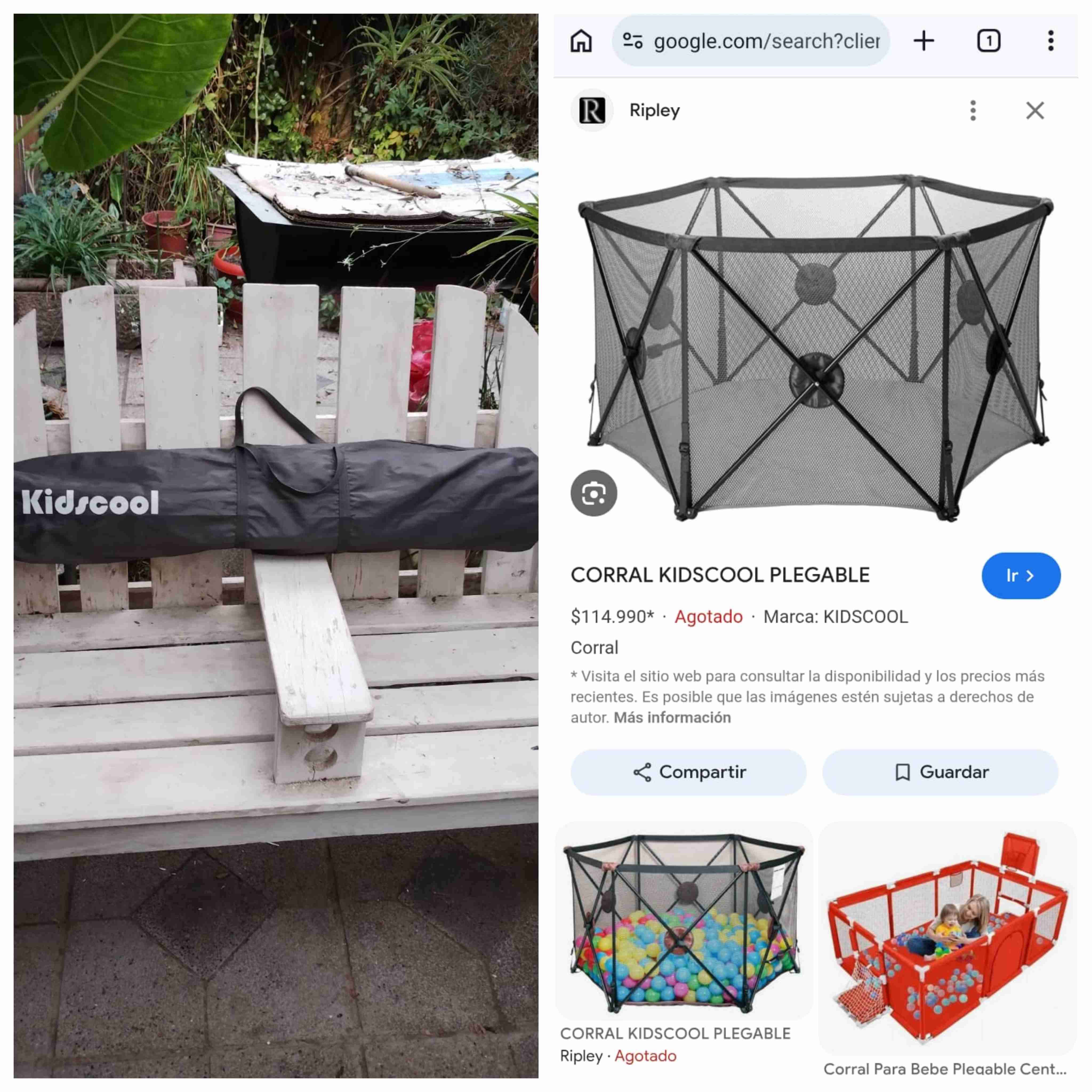 Corral plegable Kidscool