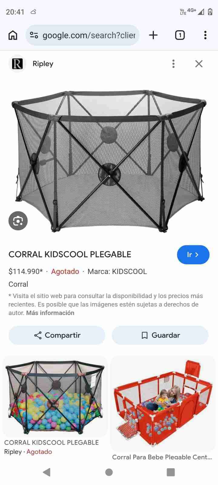 Corral plegable Kidscool - miniatura 2
